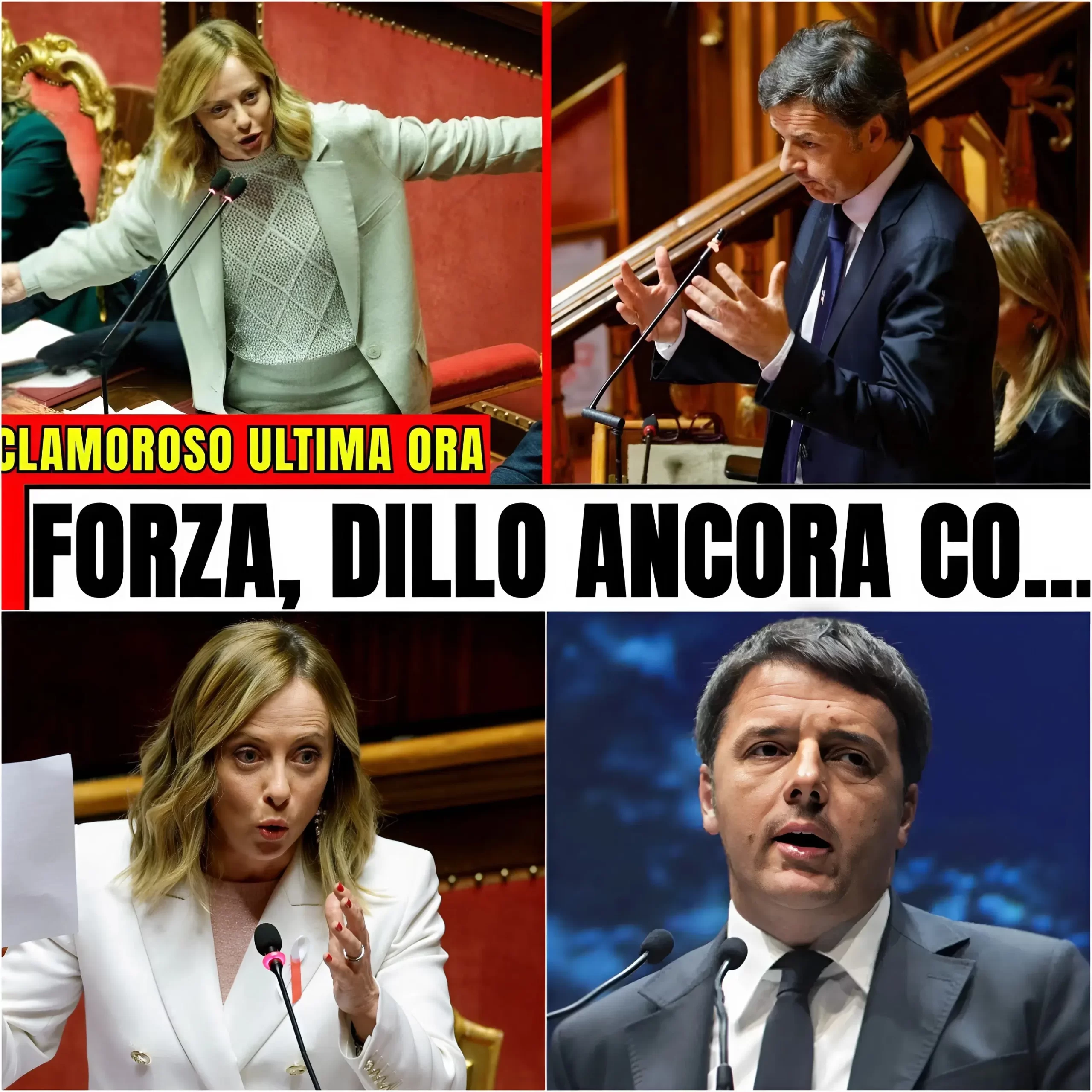 Lo scontro che ha infiammato il Senato! Matteo Renzi ha cercato di incalzare Giorgia Meloni puntando il dito su una serie di aumenti che stanno gravando sulle famiglie italiane: dalla pasta al pane fino alla benzina. Tuttavia, la Premier ha risposto con un “asfalto” da maestro che nessuno si aspettava. Con uno sorprendente colpo di scena, Meloni ha ribaltato la scena tirando in ballo i rapporti internazionali di Renzi, accompagnando il tutto con una battuta micidiale sul prezzo del petrolio che ha lasciato l’aula senza parole. Tra accuse di incoerenza politica e riferimenti ai dati sullo spread, il confronto si è trasformato in un vero duello di tensione e personalità. Chi ne è uscito meglio in questo scambio infuocato? Leggete il botta e risposta completo nel primo commento! 👇