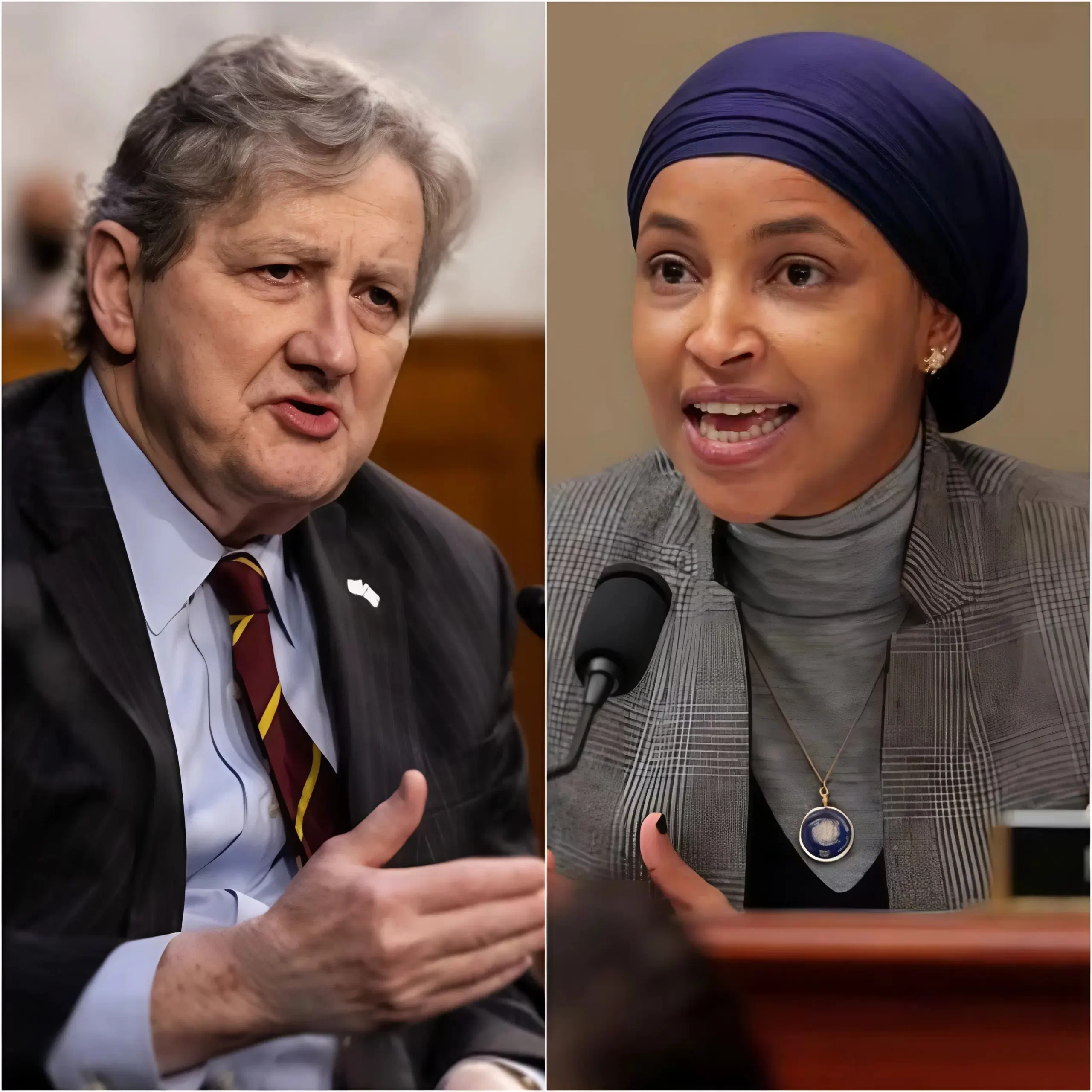 BREAKING NEWS — “She should return to Somalia or go to jail.” With that blunt declaration, Senator John Kennedy ignited a political firestorm, publicly targeting Representative Ilhan Omar and triggering swift backlash from both parties. Critics denounced the remark as inflammatory, while supporters defended it as overdue accountability. Omar responded within minutes, calling the statement extremist and accusing Kennedy of fueling political conspiracies designed to destroy her credibility. But the standoff escalated dramatically when, just twenty minutes later, Kennedy released what he described as an indictment report, accompanied by a chilling 1-0word statement that appeared to stun the chamber into silence. Cameras captured tense faces and hurried whispers as aides scrambled. FULL DETAIL 👇👇