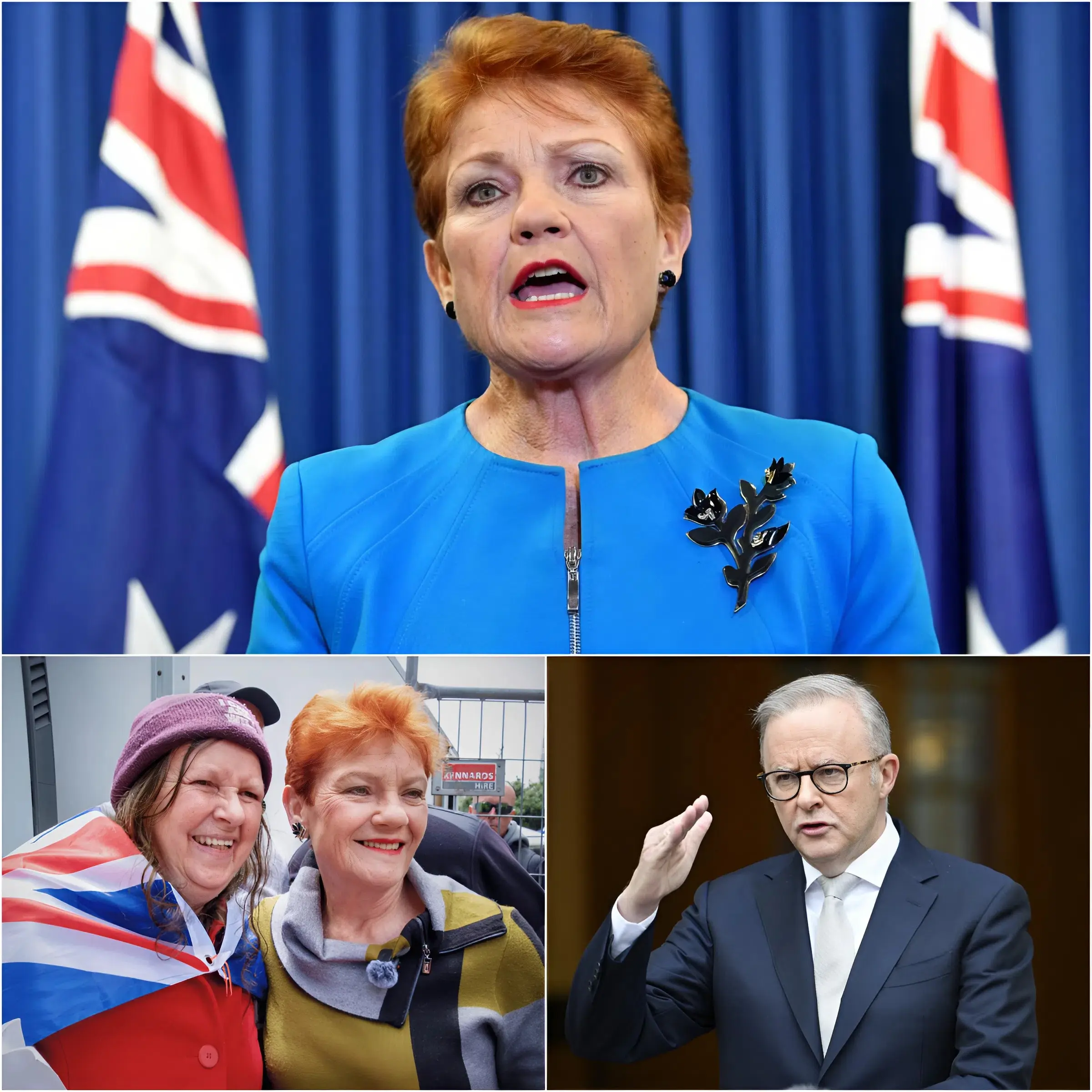 QUEENSLAND AND SOUTH AUSTRALIA SHAKEN: One Nation surpasses Labor in primary votes in Queensland (30%) and South Australia (28%), becoming the most popular party among Australian women with 29% support! 📈💃 Pauline Hanson declared, “Australian women have awakened; they are fed up with the two major parties and out-of-control immigration policies.” Albanese and Angus Taylor panicked as Labor votes leaked out to One Nation (tens of percent of Labor voters embraced Hanson), while the Coalition crumbled internally after a leadership change. Social media exploded with hashtags #WomenForHanson and #OneNationRising. Will Pauline Hanson become the “first female Prime Minister from a populist party” in the upcoming federal election? The Australian political landscape is changing forever!