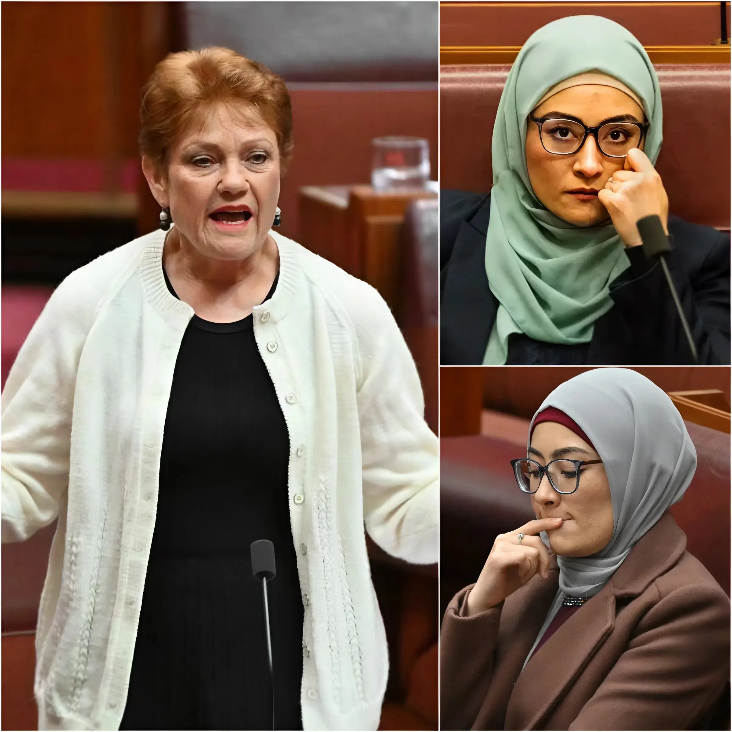 💥 “No one is above the Constitution!” – Pauline Hanson heated up the Senate by directly confronting Senator Fatima Payman on the issue of citizenship under Article 44. In a tense Senate session, the One Nation leader demanded “absolute transparency,” alleging a “protective network” shielding Payman from legal scrutiny. Hanson declared firmly that all senators must adhere to the same standards, without bias or cover-up. The Australian Greens reacted fiercely, accusing her of “witch hunt” and politically motivated attacks. The Senate quickly descended into chaos, with shouts and accusations escalating as the double standards issue reached its peak. This confrontation is shaking the political landscape, deepening rifts between parties and placing Payman’s political future in the vortex of controversy.