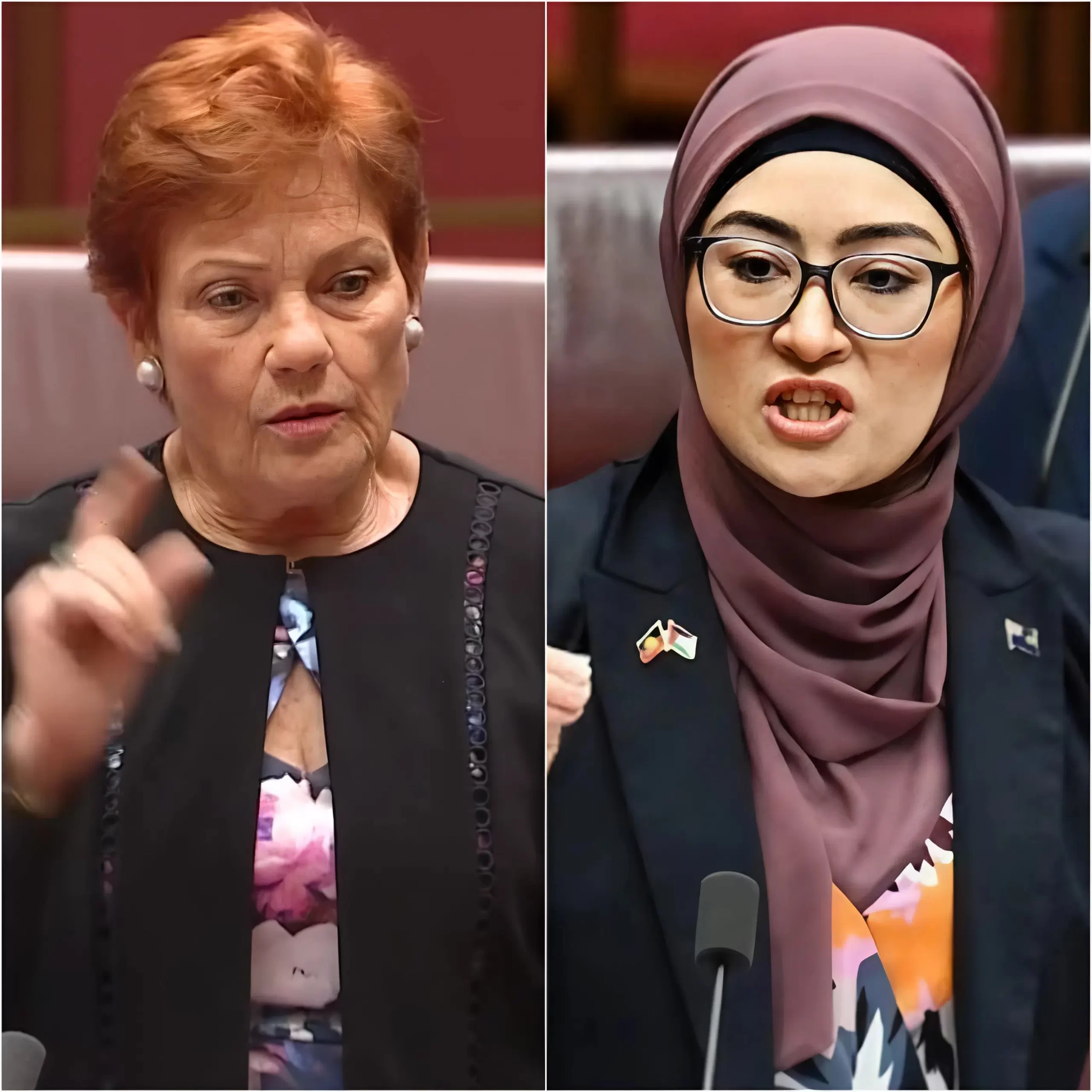 Pauline Hanson just unleashed hell in the Senate – ripping into former senator Fatima Payman for calling Iran an “incredible place” where women have workforce participation and a democratic voice! Hanson thundered: “This is dangerously ignorant and completely detached from reality! Since 1979 Iran’s theocratic regime has crushed women’s freedoms – mandatory hijab, violent crackdowns, imprisonment for dissent, acid attacks on unveiled women. You call that incredible? It’s oppression on a massive scale!” Payman’s remarks detonated outrage – Greens erupted in furious defence, screaming “Islamophobia” and “attack on diversity,” while Hanson doubled down: “Facts aren’t hate. Iran executes women for protesting. Stop romanticising tyranny!” The chamber boiled over – shouts, interruptions, raw division exposed. Critics blast “delusional propaganda,” clips explode viral, patriots roar: “Pauline tells the brutal truth no one else will!” Greens in meltdown panic, Payman isolated, but Hanson stands unbreakable: “We won’t let dangerous delusions go unchallenged!”👇
