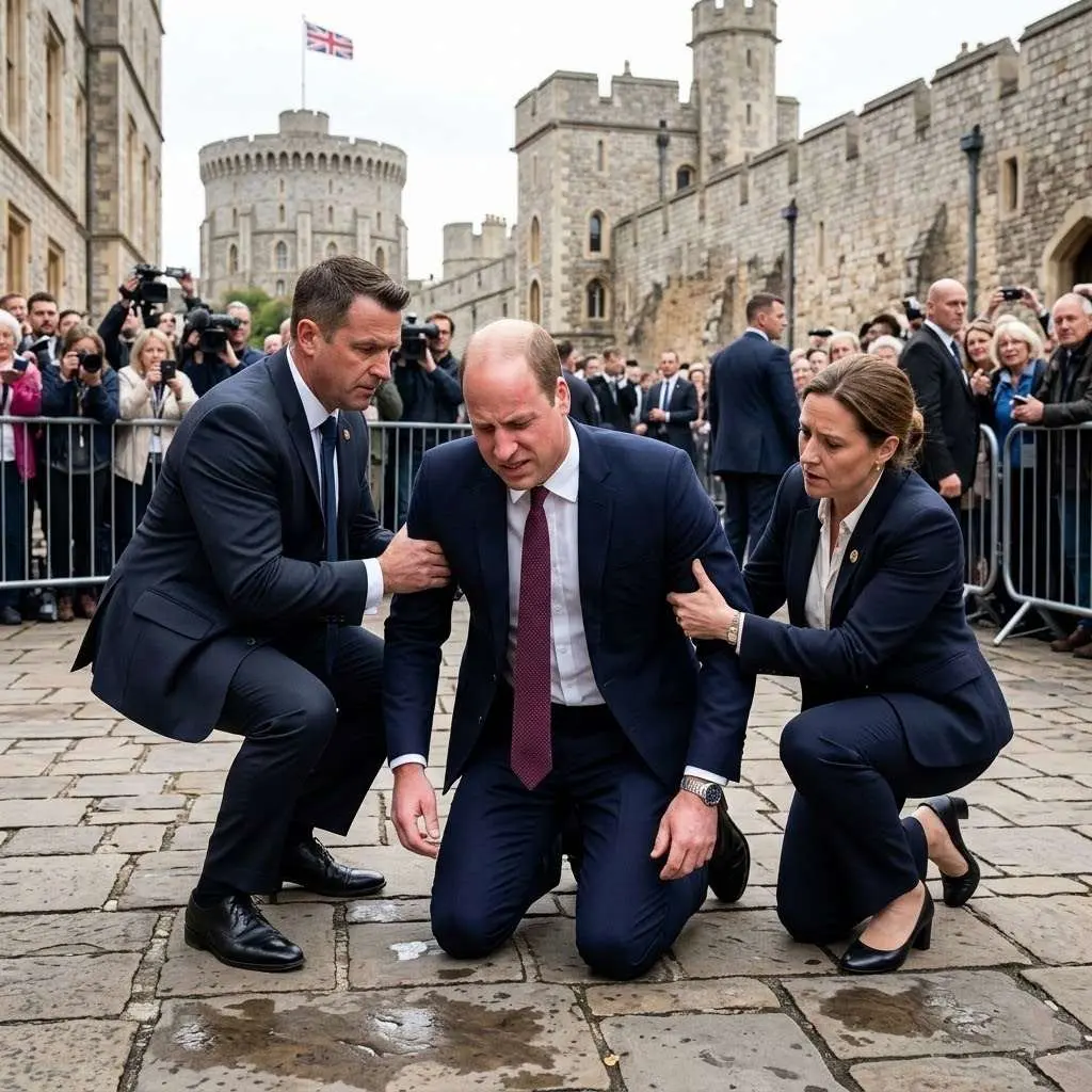 Panic erupted at Kensington Palace as royal staff and security personnel witnessed the Prince of Wales, William, suddenly become dizzy and require assistance during a recent public engagement. Medical and security teams rushed to support His Royal Highness, while those around him stood motionless in a tense and somber atmosphere. We now receive heartbreaking news regarding Prince William’s battle against this incurable disease. We extend our deepest and most sincere condolences to His Royal Highness and the Royal Family.