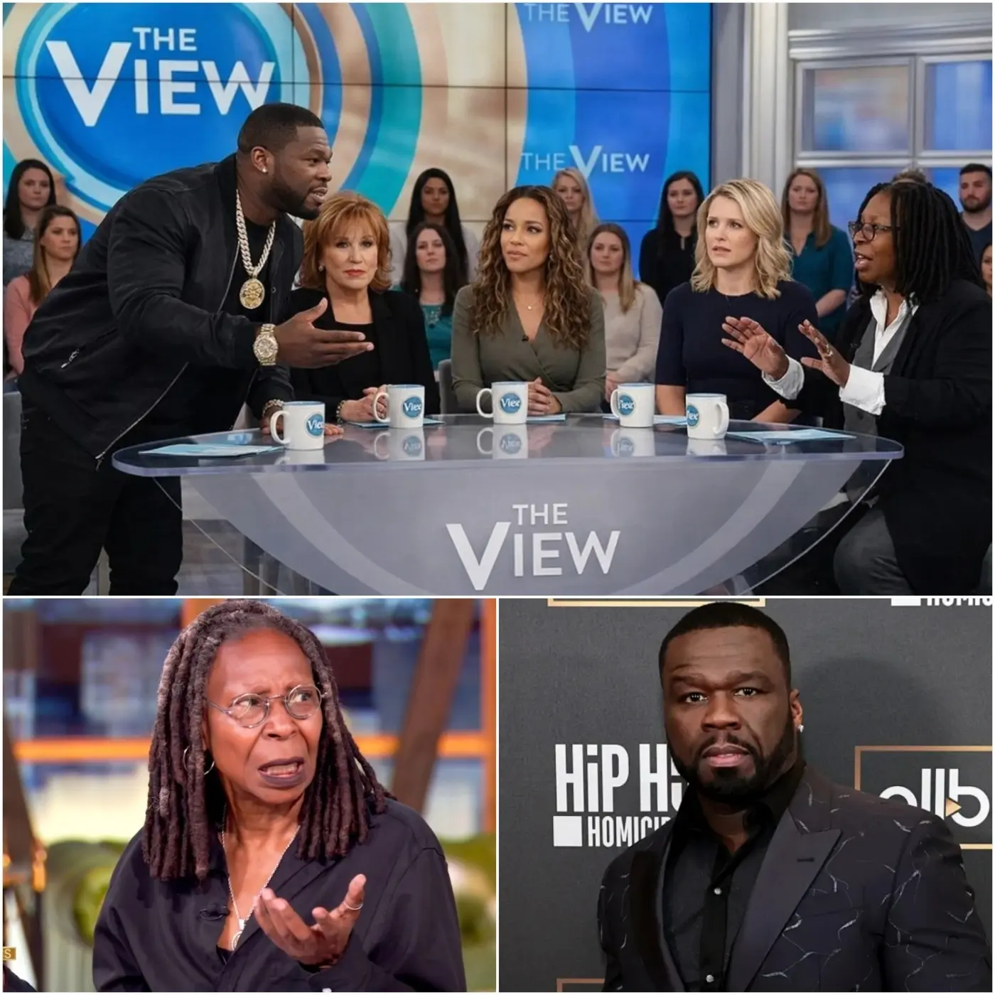 50 Cent walked onto The View set as if he had no idea that, just minutes later, every rule of “safe television” would completely collapse.