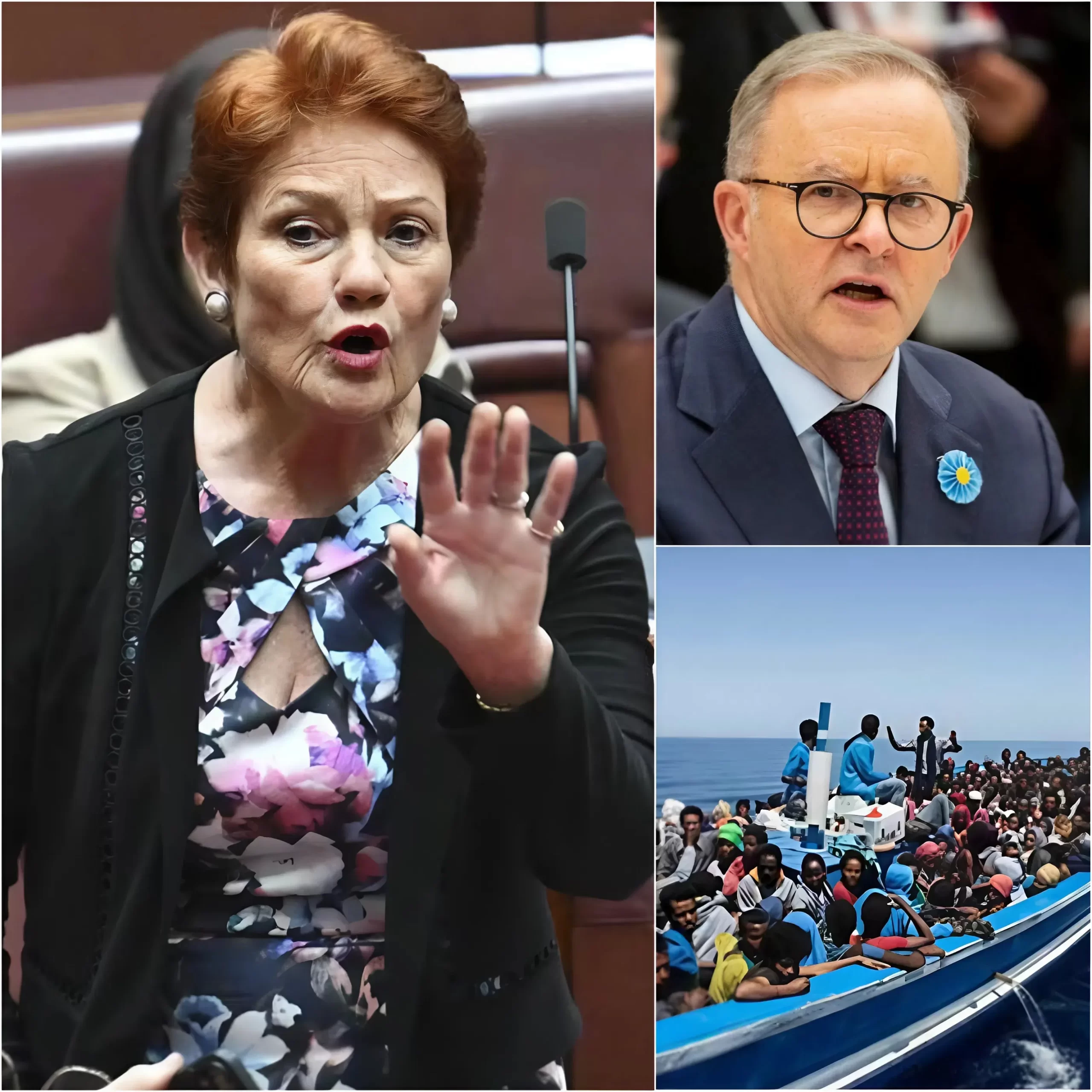 “REMOVE ALL IMMIGRANTS FROM AUSTRALIA IMMEDIATELY!” – Pauline Hanson’s hardline call has once again sent shockwaves through Australian politics. Amid soaring housing prices and rising living costs, she insists that Australia is paying the price for what she describes as an immigration policy that has spiraled out of control. She argues that record-high migration levels have intensified competition in the rental market, driven property prices upward, and placed heavy pressure on already overstretched public services. The One Nation leader has proposed cutting more than 570,000 people from the annual migration intake, deporting 75,000 individuals she claims are residing unlawfully, tightening loopholes in student visas, and extending the waiting period for citizenship to eight years. Prime Minister Anthony Albanese quickly responded, stating that Australia needs immigrants to strengthen the workforce and support long-term economic growth. However, Hanson refused to back down, issuing a SHOCKING statement that reignited controversy and pushed the entire nation into a heated debate over the future of immigration.