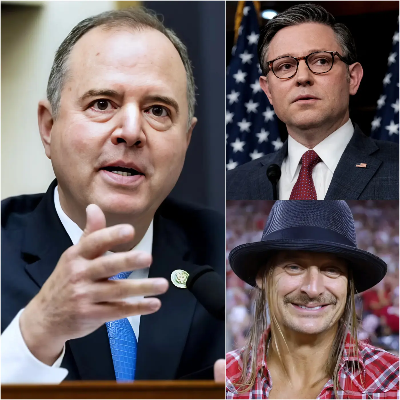 🚨 5 MINUTES AGO: Adam Schiff Told Security to REMOVE Mike Johnson — Then Johnson Did THIS! And Kid Rock Is the One Who Handed Him the File