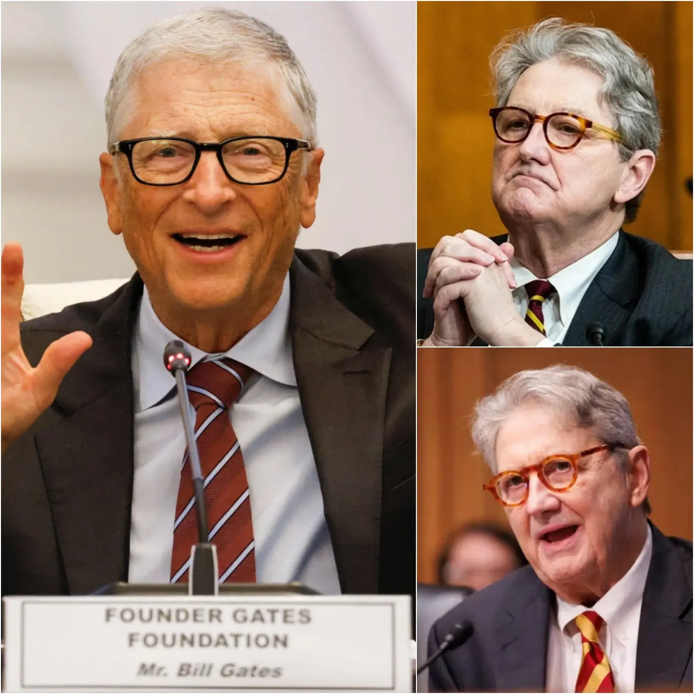 BREAKING NEWS: What began as an βopening statementβ has now erupted into a full-scale legal call to action. In a move sending shockwaves through the worldβs most powerful circles, Senator John Neely Kennedy has publicly demanded the prosecution of billionaire Bill Gates over an alleged $1.3 billion fraud scheme.