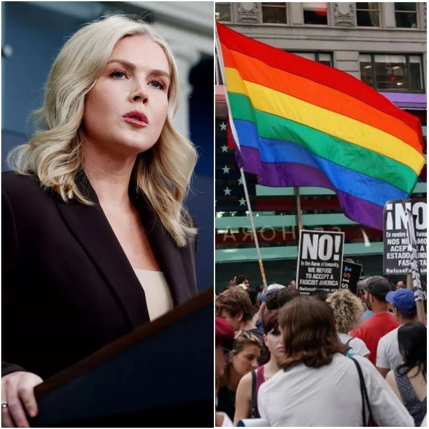 BREAKING NEWS: Karoline Leavitt officially announced that passports must match the sex assigned at birth, not personal identity, sparking outrage, applause, and a wave of online protests questioning where society draws the line between faith and biology.