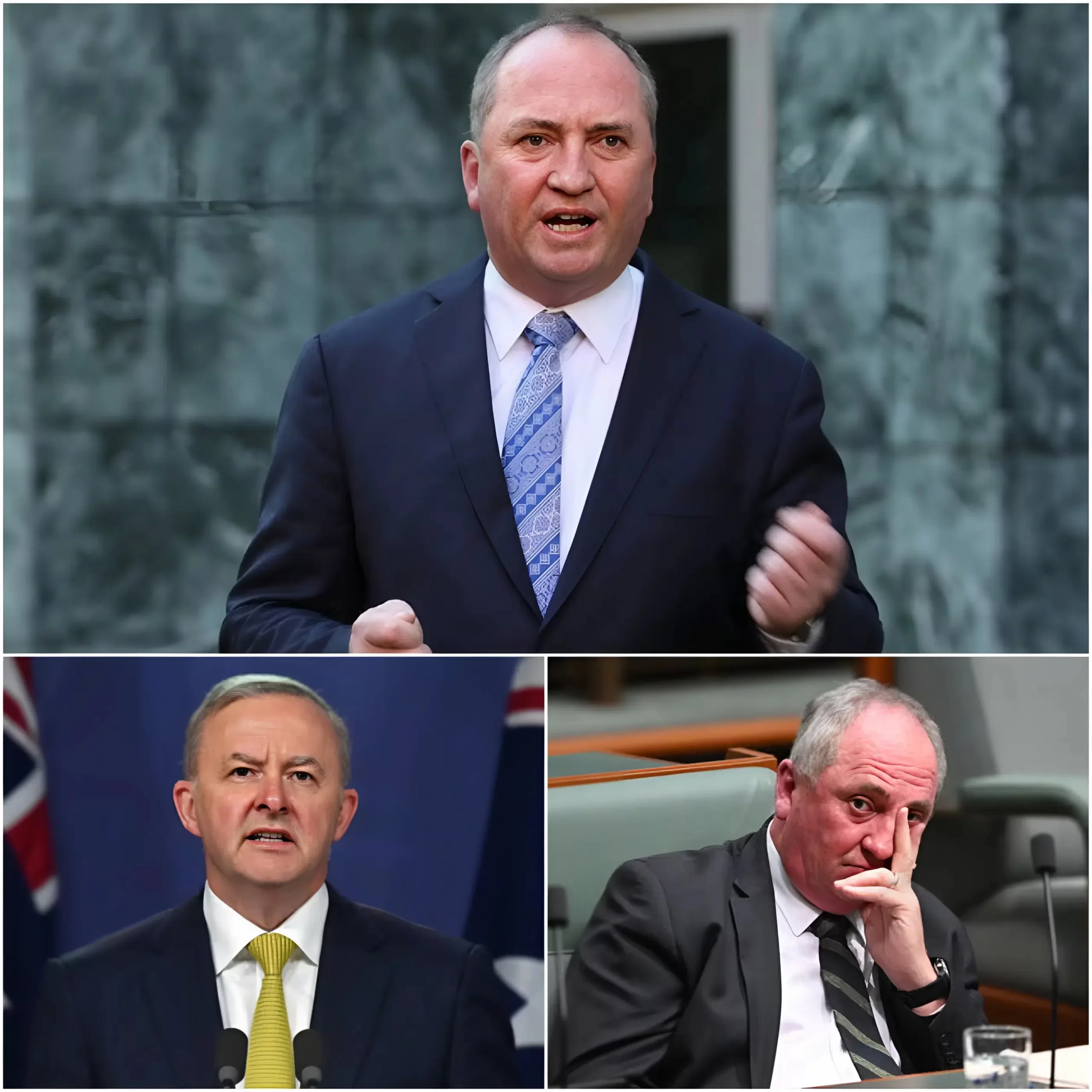 “FAKE FRAUDS WHO ONLY KNOW HOW TO TAKE PEOPLE’S MONEY.” Barnaby Joyce SLAMMED the Labor Party for turning a blind eye to the CFMEU’s $15 billion corruption scandal in exchange for donations from the union. “Even Albo voted against giving powers to the anti-corruption watchdog, perhaps they’re afraid their corrupt funding sources will be traced.” Furious citizens are demanding a full tax refund as they say these actions only make politicians richer. With just 10 words, Barnaby Joyce calmly shut down Albo during the meeting, leaving even opposition Labor MPs applauding him 👇👇
