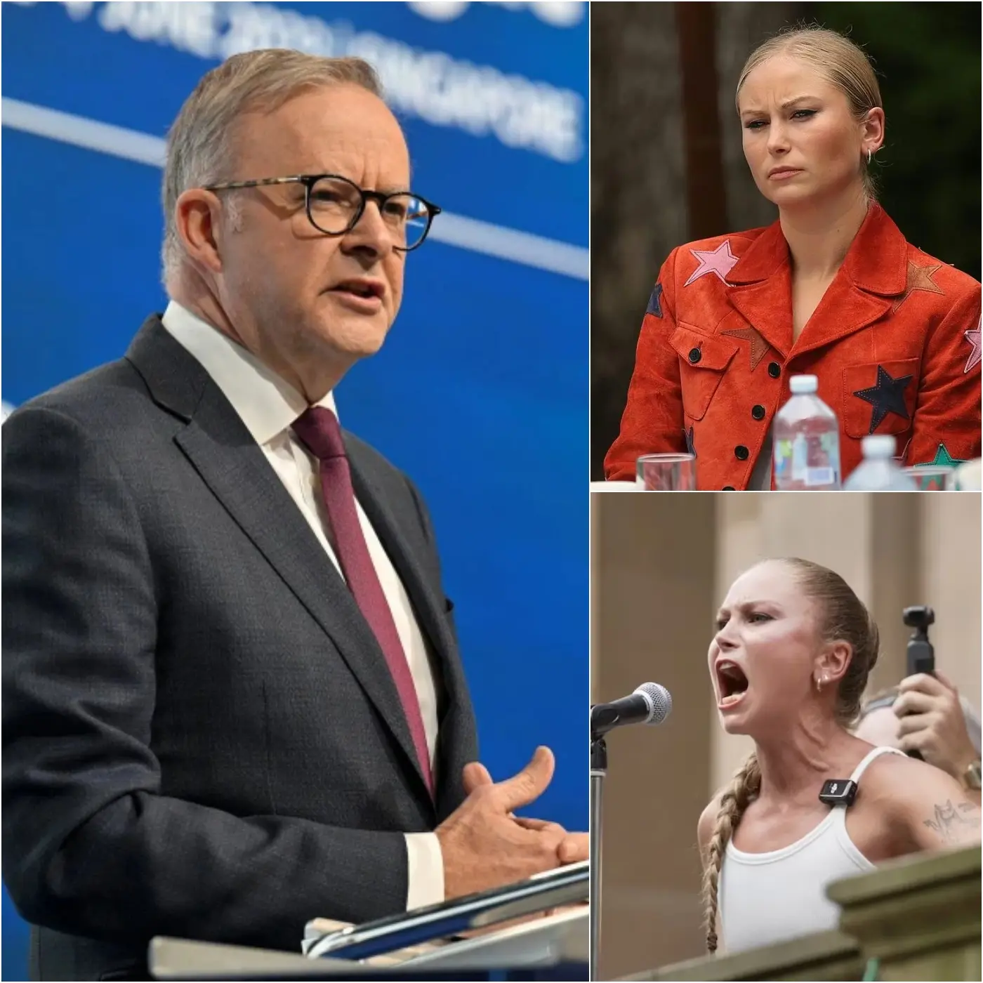 🚨 15 MINUTES AGO! Grace Tame JUST TOOK DOWN a SHOCKING REPORT about Anthony Albanese: “He DISMISSES AND IGNORES” allegations about sexist remarks and his behavior toward women! The interview was supposed to be “calm and measured”… but it exploded within seconds. The passionate activist, Grace Tame, armed with compelling evidence, delivered a stunning response that left powerful figures in the Labor Party speechless — a statement so damaging that some television networks have begun speculating about a possible cover-up. Sources close to Parliament say Albanese is now in damage-control mode, dodging questions and hiding behind a “political shield,” while Tame exposes what she calls major social risks and political cover-ups that could bring down key progressive figures.
