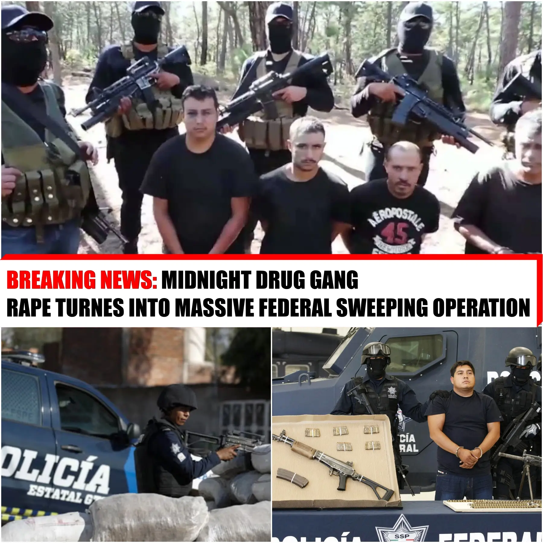 🚨💥BREAKING NEWS: MIDNIGHT DRUG GANG RAPE TURNES INTO MASSIVE FEDERAL SWEEPING OPERATION💥🚨