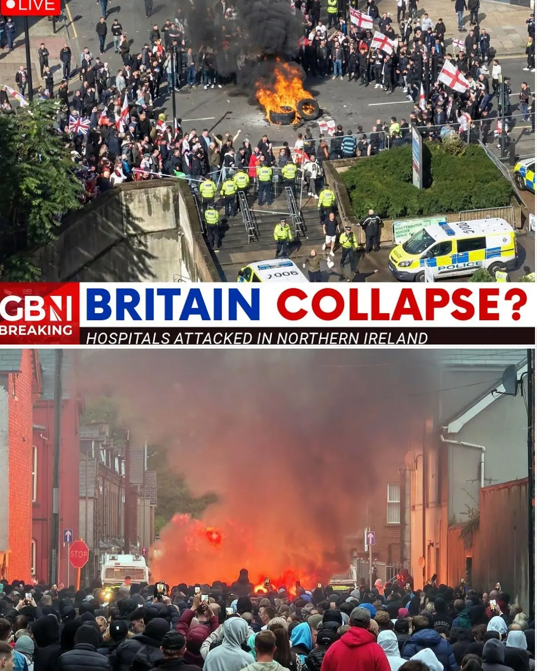 NORTHERN IRELAND EXPLODES – MIGRANT CRISIS TURNS STREETS INTO WARZONE! 🔥🇬🇧