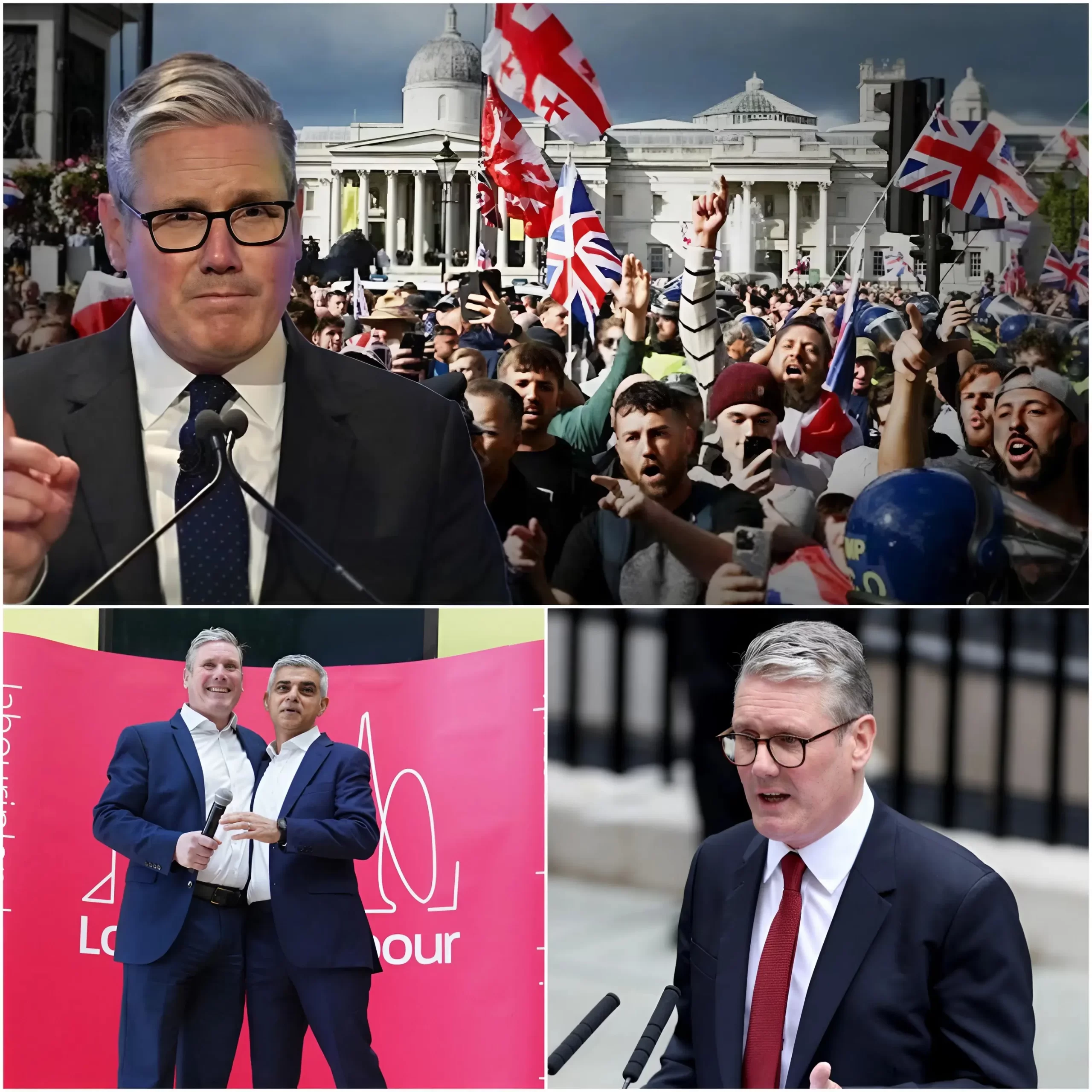 “GET THEM OUT!” FURIOUS CROWD BOOS Keir Starmer AND Sadiq Khan OFF STAGE 🚨 The atmosphere at the public event quickly turned tense as the crowd suddenly erupted in loud boos directed at British politicians Keir Starmer and Sadiq Khan. From multiple sides of the venue, chants of “Get them out!” rang out repeatedly, creating a wave of noisy protest that threw the entire event into chaos.