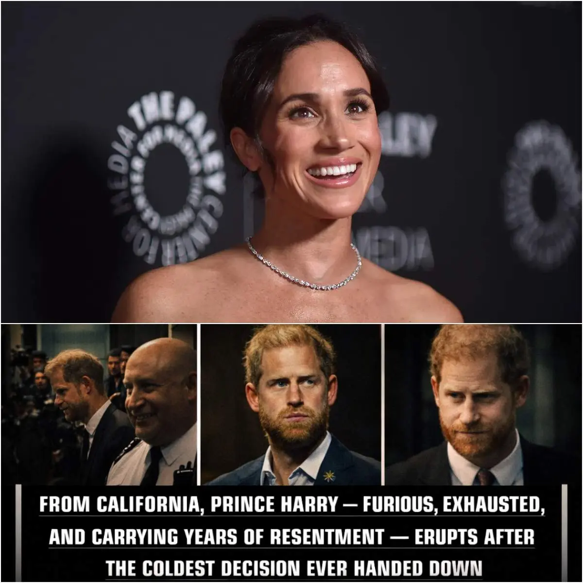 BREAKING NEWS: From California, Prince Harry — angry, drained, and weighed down by years of resentment — reacts after what many describe as the harshest decision he has faced: