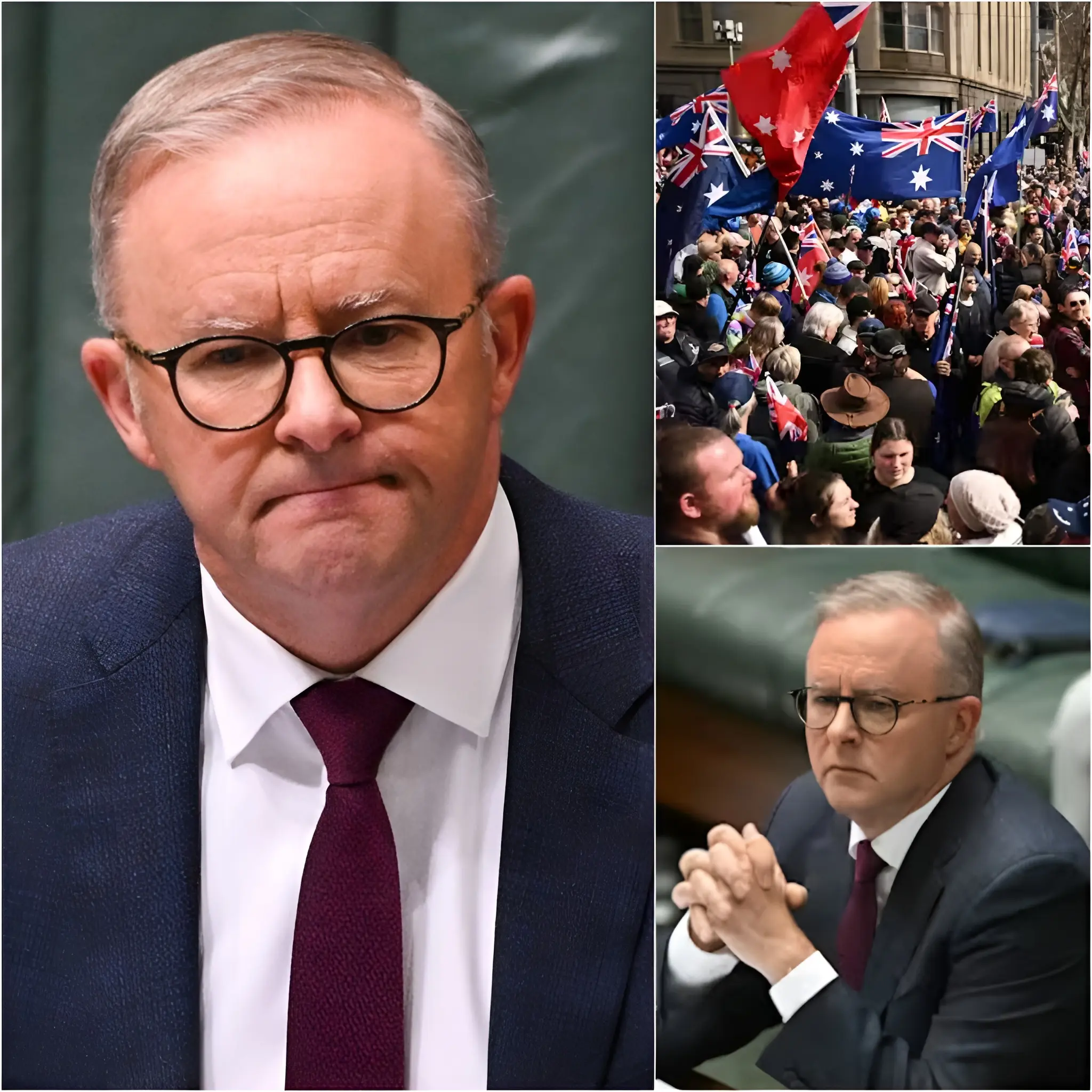 🚨 SHOCK: Australian Prime Minister Anthony Albanese breaks down in tears as citizens demand his resignation over housing crisis!