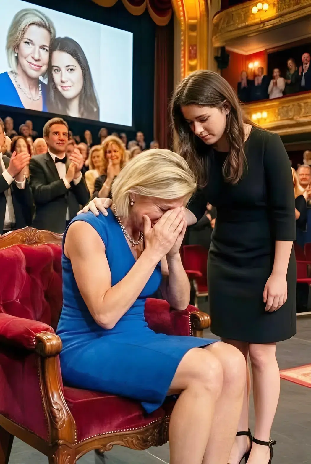 A SPECIAL MOMENT: Last night, India McKinney, daughter of Katie Hopkins, stepped onto the stage and delivered a deeply emotional performance — a tribute to her mother, who was quietly watching from the audience.