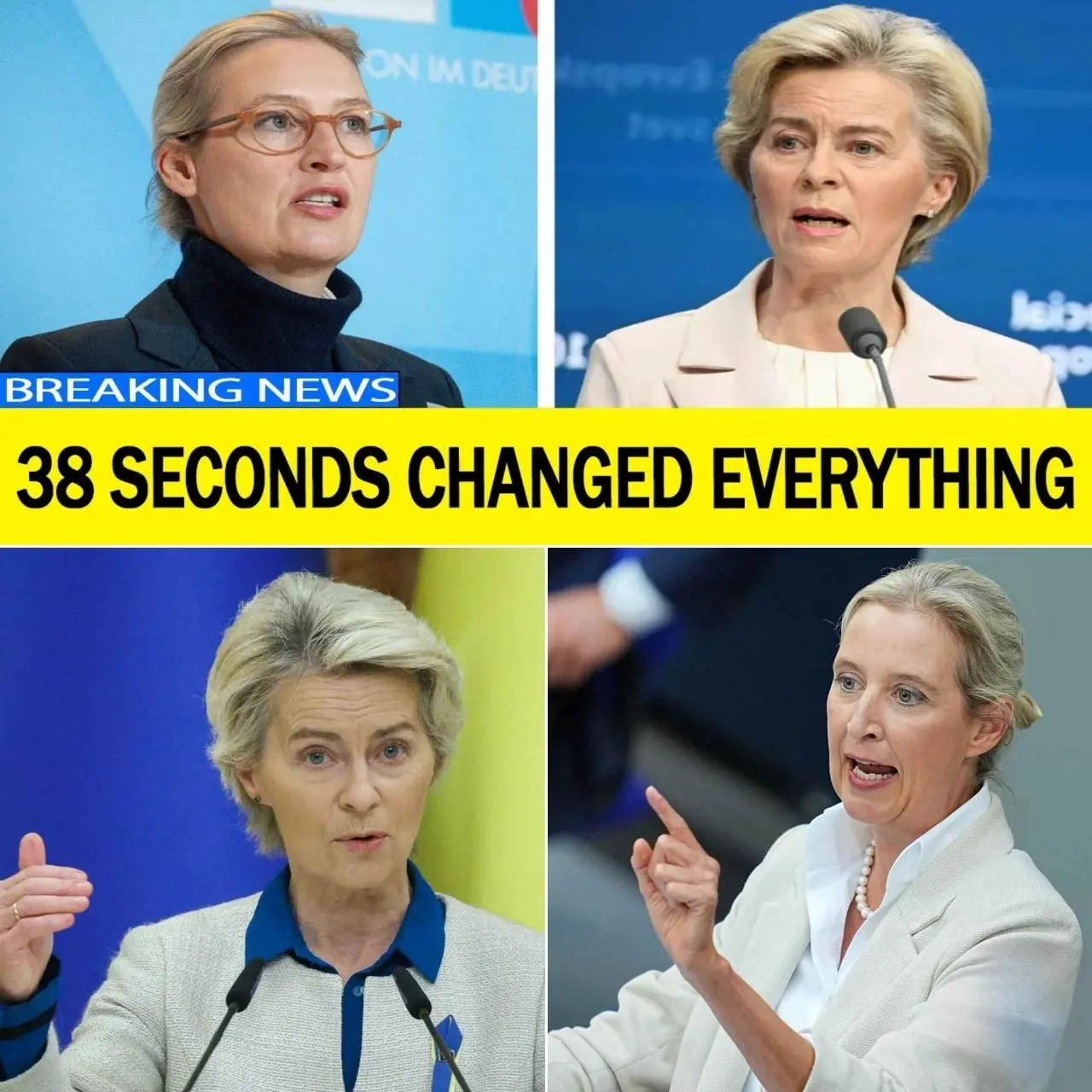 🚨 “WHO ELECTED HER?” — Alice Weidel’s Brutal Question Leaves Ursula von der Leyen Speechless in Shocking EU Parliament Moment 💥