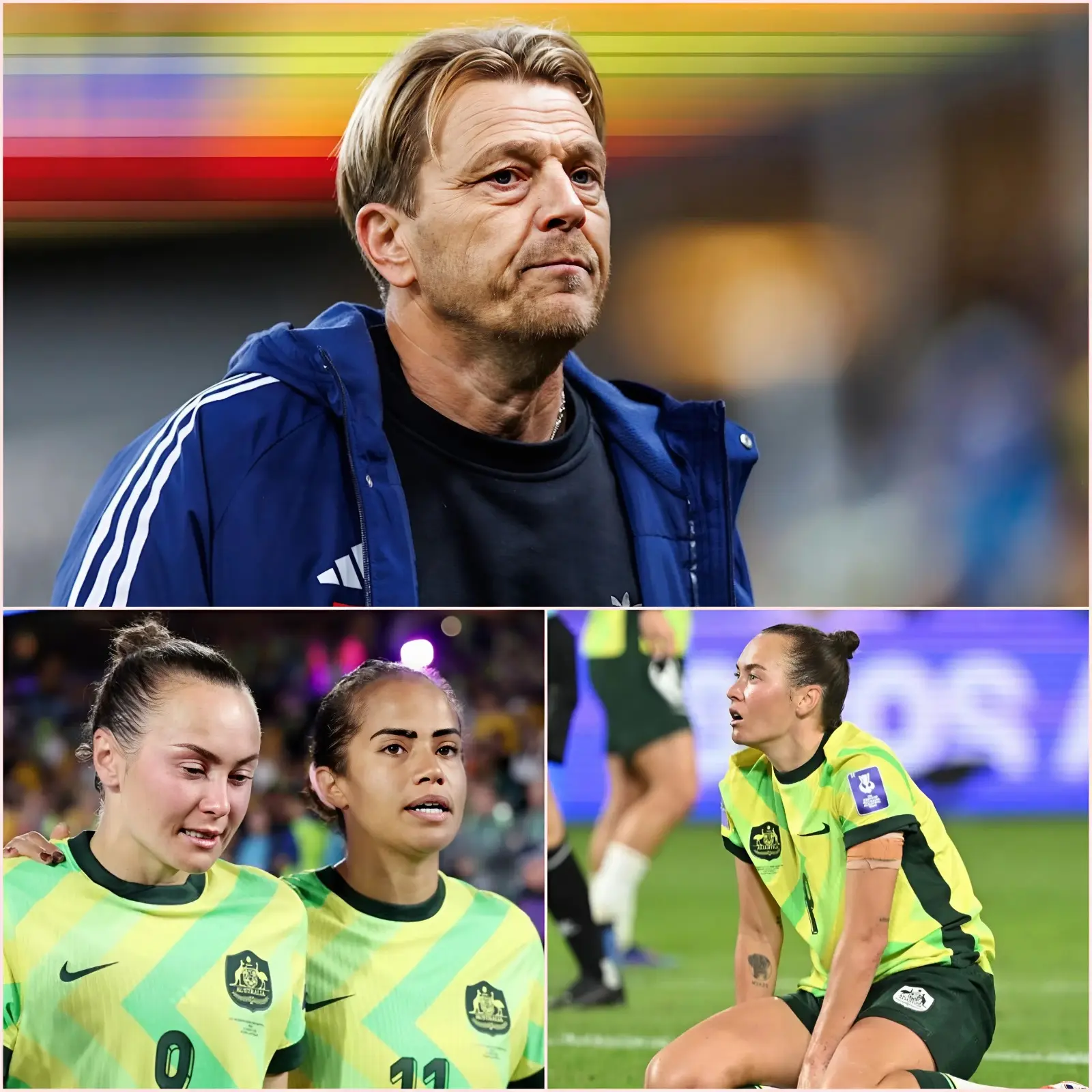 SHOCKING AFC Women’s Asian Cup: “I’m sorry for letting everyone down.” Coach Tony Gustavsson explained the reason for the defeat in the Asian Cup final, deeply moving fans. Caitlin Foord faced a serious problem before the match, affecting her morale and preventing her from playing at 100%. “I’m sorry that we couldn’t bring glory to Australia, but they gave their all; we hope everyone understands.”