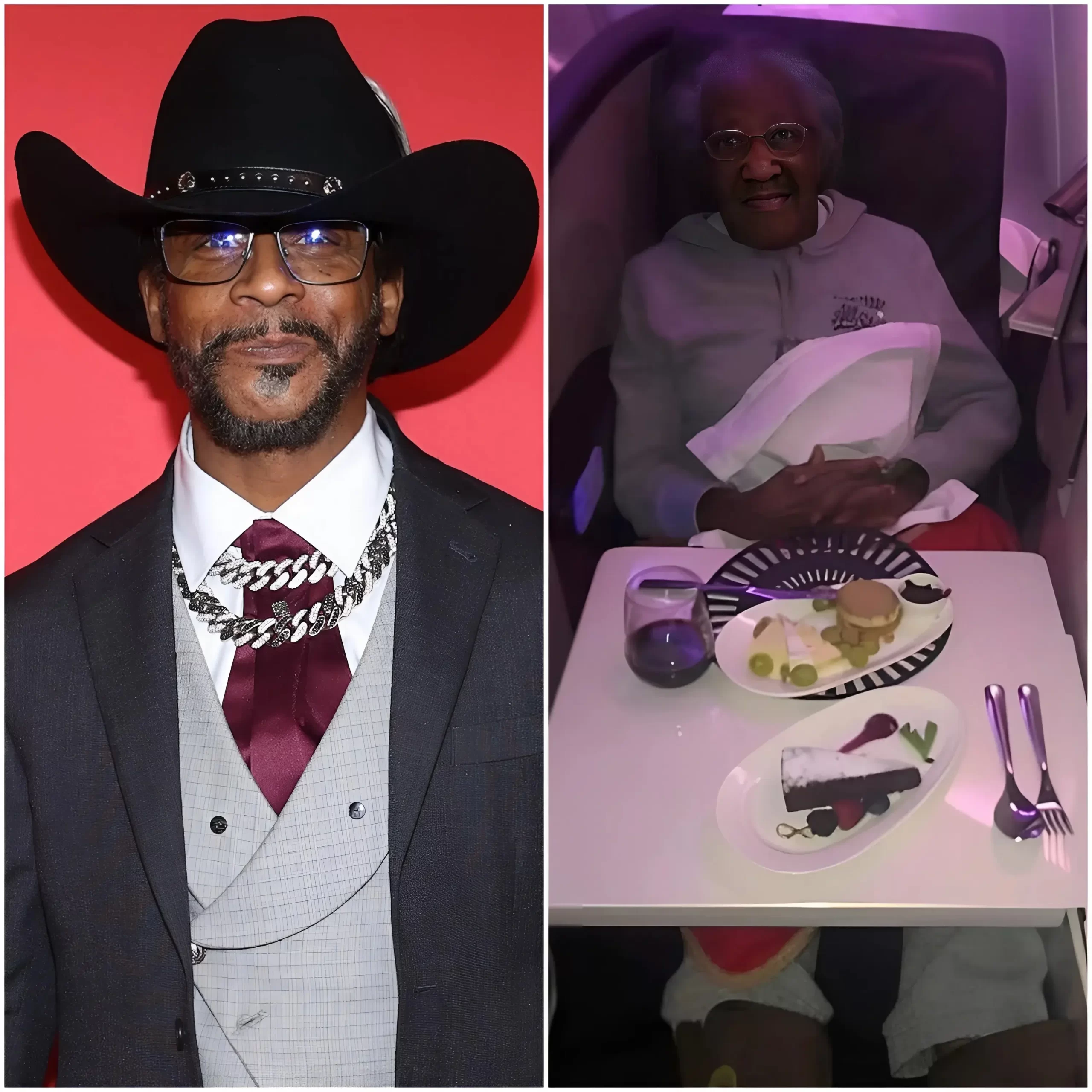 Katt Williams Gives Up First Class Seat for Elderly Woman, Then the Unbelievable Happens! In a world where kindness often goes unnoticed, comedian Katt Williams proved that small acts of kindness can sometimes lead to the most unexpected rewards. Full story in Comments👇
