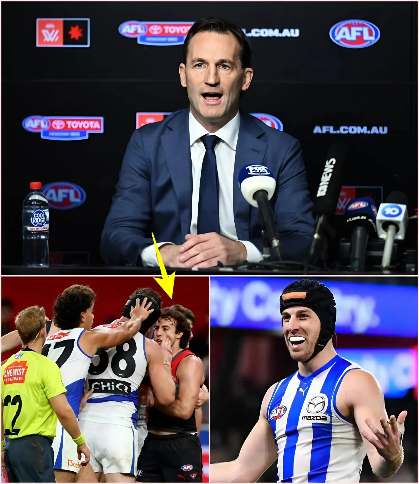 🔥📣 “THIS WILL BE HIS LAST TIME PLAYING IN THE AFL” – The AFL board officially announced the permanent dismissal of a player from North Melbourne and stated that Tristan Xerri will never be called up again under any circumstances