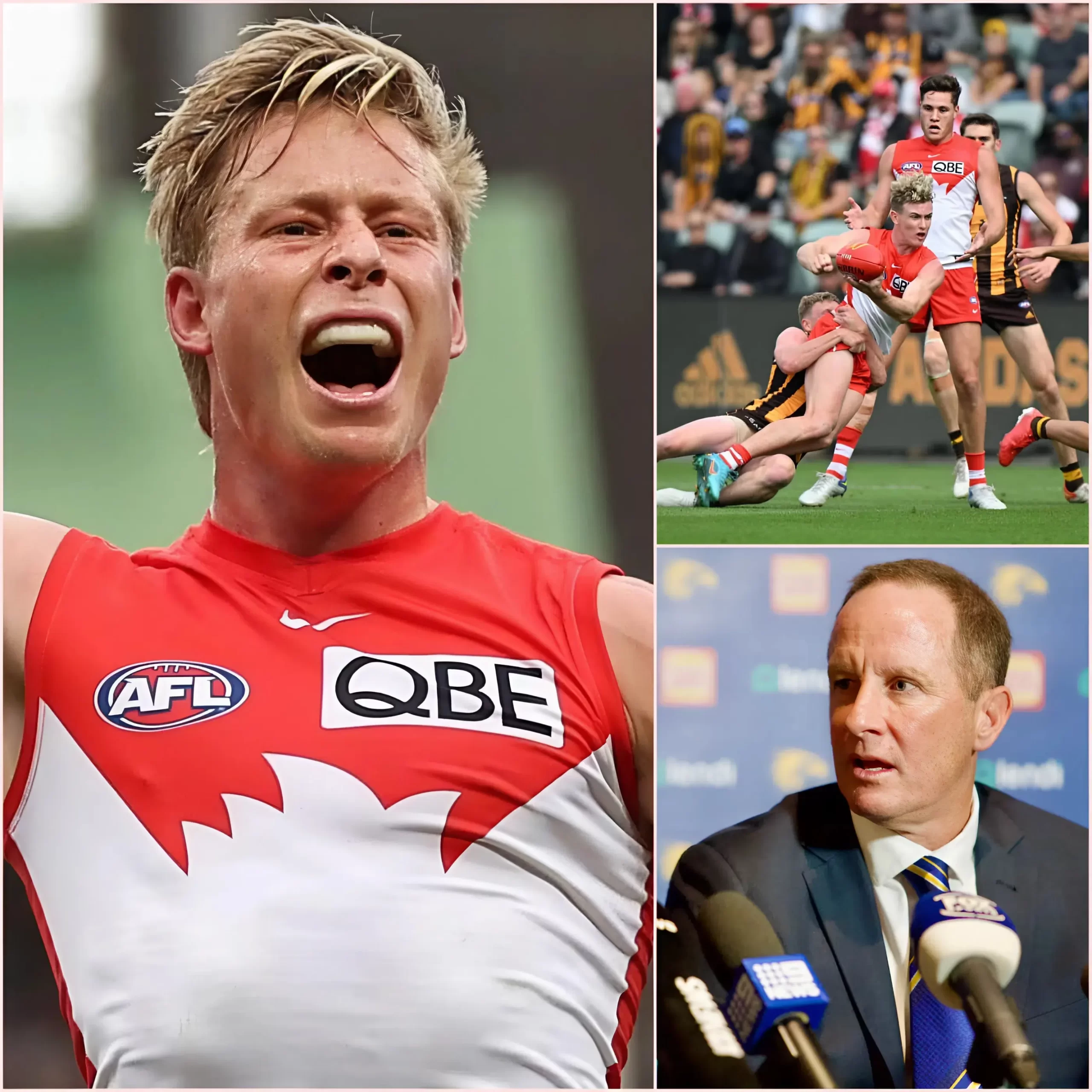 “If they want the Hawthorn Hawks to win at all costs, just give them the national championship trophy and don’t make us play these meaningless games anymore.”