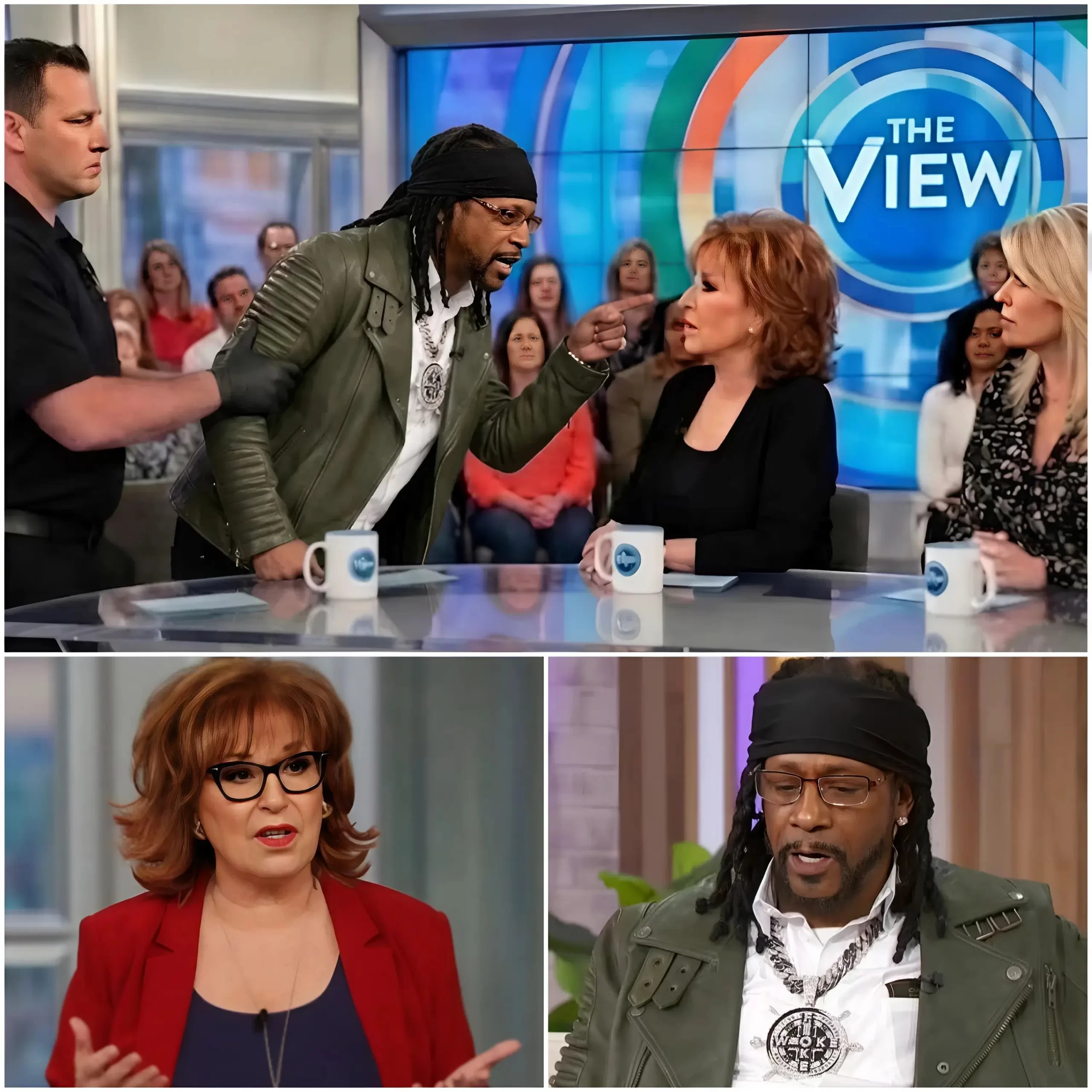 By the time Joy Behar shouted, “ENOUGH—CUT IT NOW, GET HIM OUT OF HERE!” the damage was already done. The damage was done. The View had spiraled into a tense, unforgettable clash on live television—and every camera was locked on Katt Williams.