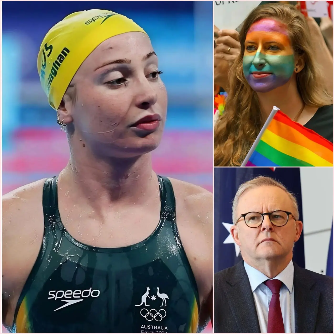 Australia’s Number One Swimmer, Mollie O’callaghan, Has Sparked Controversy After Announcing She Will Not Participate In Swimming’s “pride Night,” Stating: “this Sport Should Focus On Performance In The Pool, Not On Political Issues Or Social Movements.” She Criticized Anthony Albanese For Abusing His Power Over Athletes, Leaving Albanese Stunned And Responding With Four Hurtful Words.