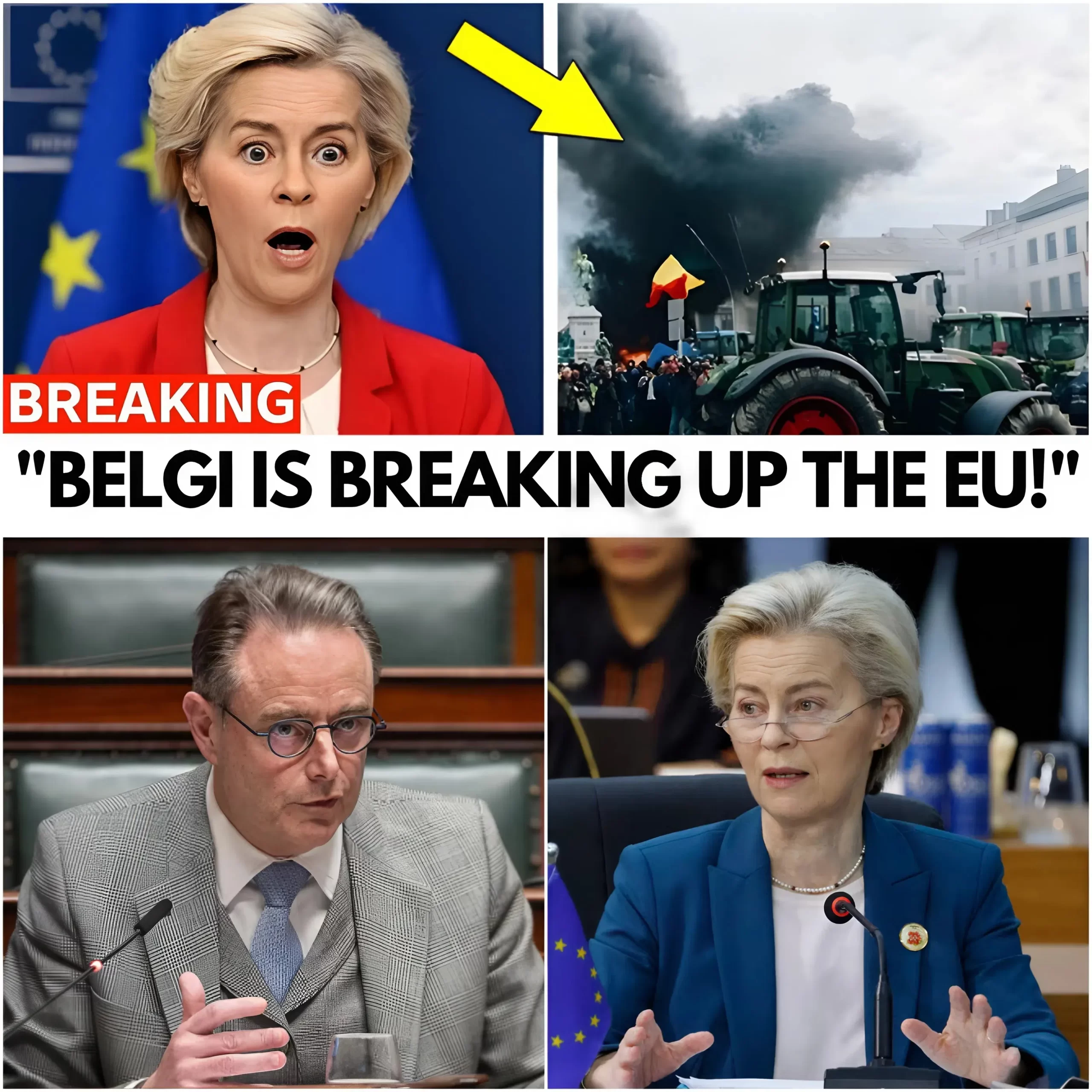 🚨 A small nation pushes back against Brussels — and suddenly the balance of power within the European Union begins to shift: Belgium rejects the Mercosur deal, accusing the EU Commission of bypassing democratic norms. As farmers take to the streets and concerns deepen behind closed doors, fears of a ripple effect are spreading across Europe.