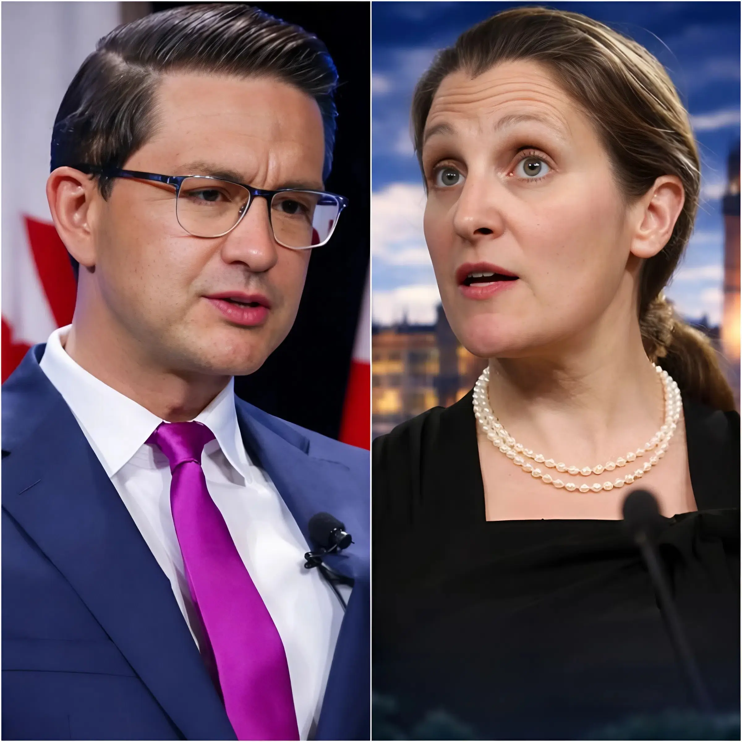THE BLACK FILE IS OUT!”: Poilievre Exposes Carney & Freeland With a $1.3B Bombshell — Ottawa Spirals Into Panic!