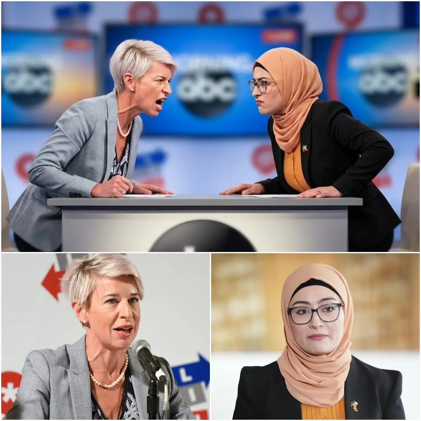 It was supposed to be just another controlled morning broadcast â until everything unraveled in seconds. When Fatima Payman slammed her hand on the table and demanded, âTURN HER MICROPHONE OFF IMMEDIATELY!â, the studio shifted from calm debate to explosive confrontation.