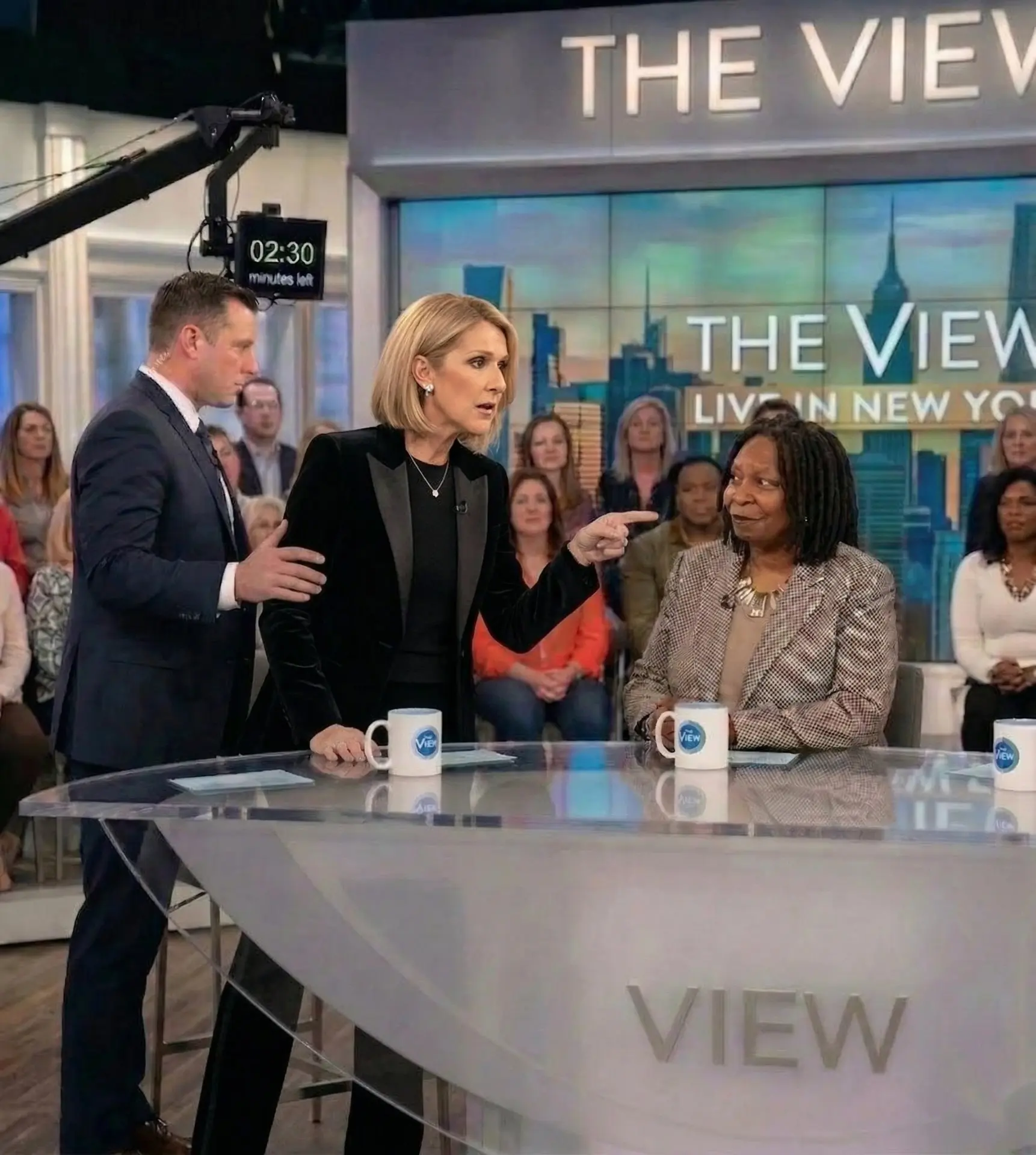 Céline Dion Stepped Onto The Set Of The View Seemingly Unaware That, In Just A Matter Of Minutes, All The Boundaries Of “safe Television” Would Be Completely Shattered.