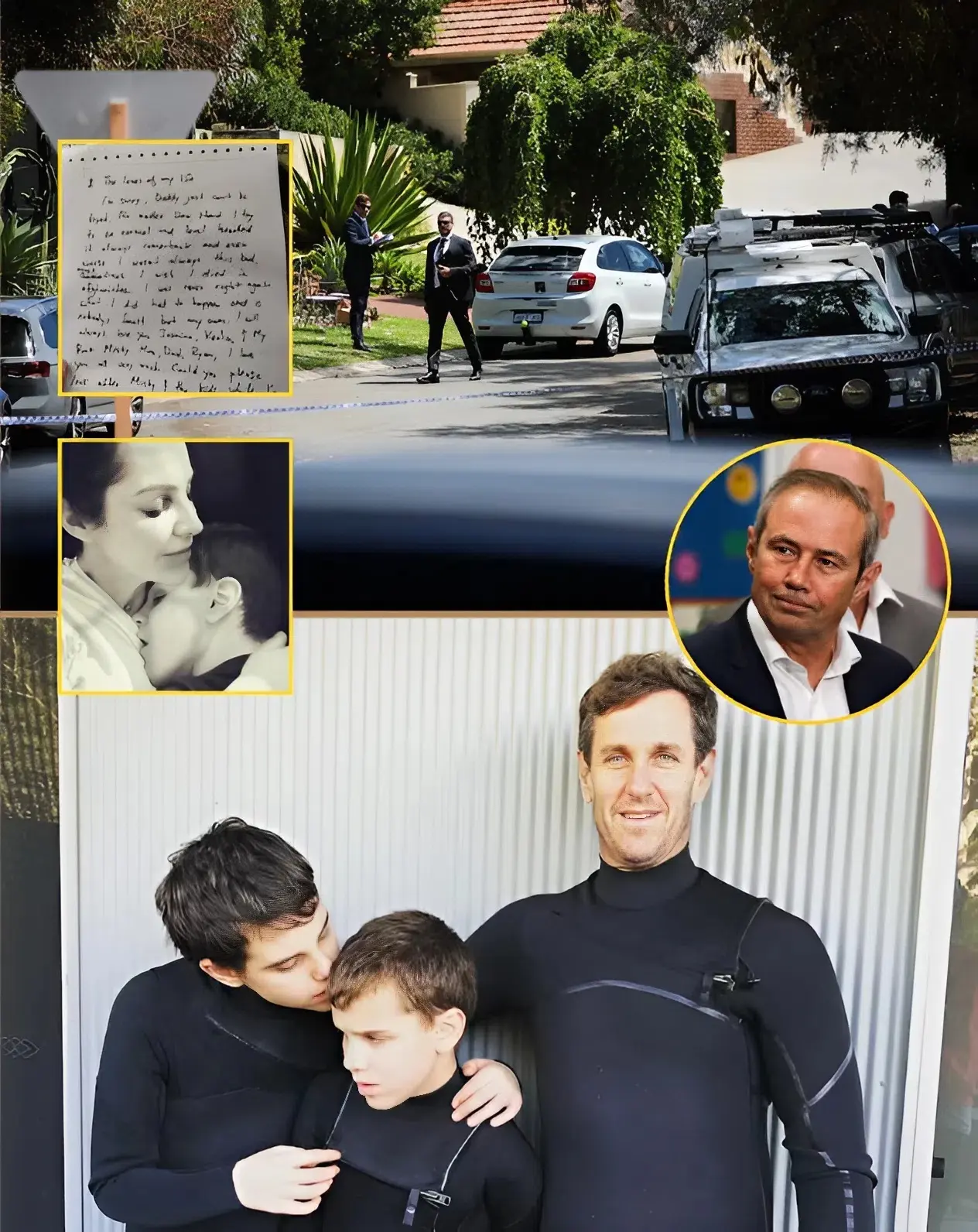 SAD NEWS : “PLEASE LET US REST AS A COMPLETE FAMILY…!”- These were the final, heartbreaking words written in the second s-u:icide note discovered at the Mosman Park home where a family of four was found d-e:ad. Police also reveal the final will of the parents, and it just really heartbreaking..👇👇👇