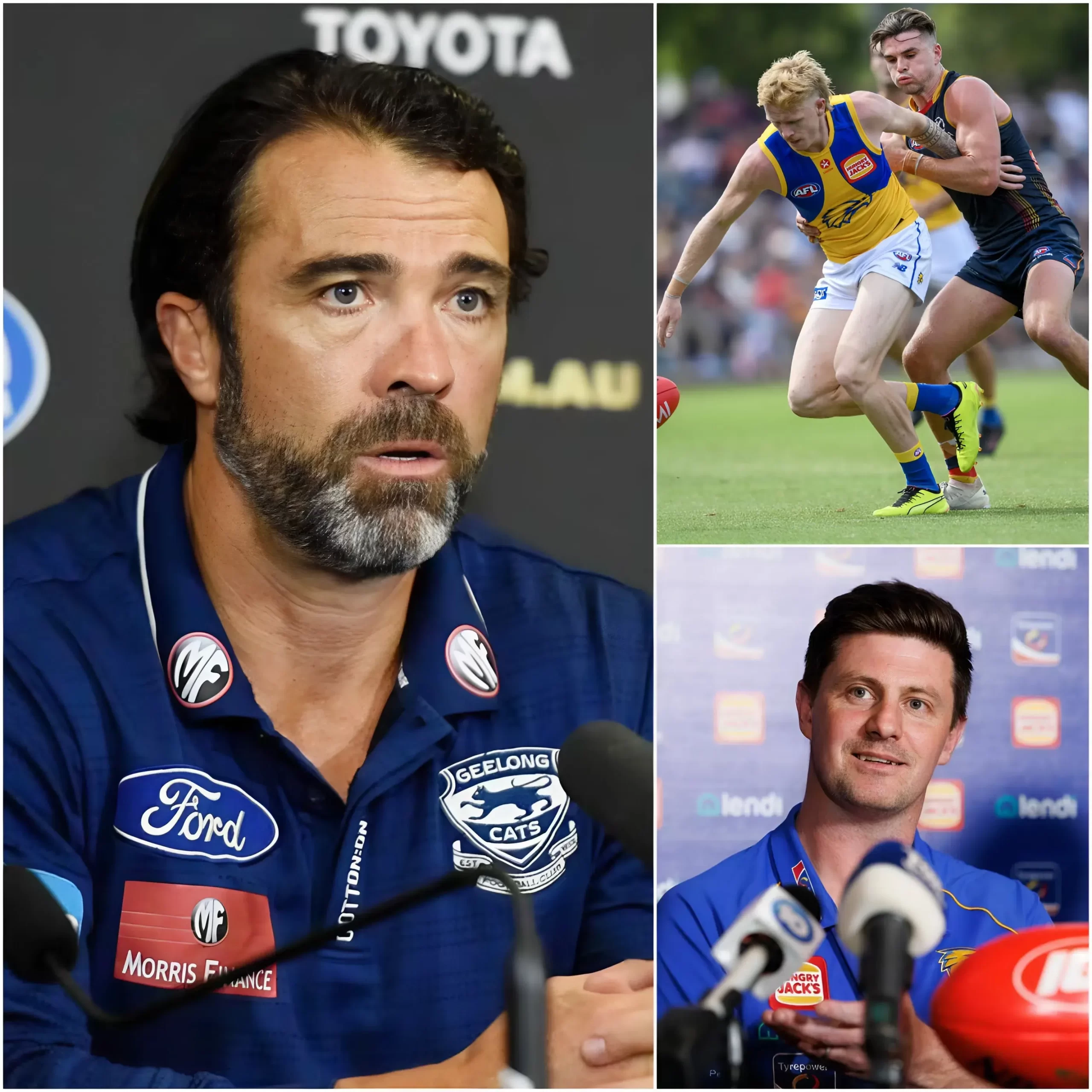 šØ 15 MINUTES AGO: āTheyāre too weak and too slow,ā Geelong Cats head coach Chris Scott bluntly stated in a post-game interview after the game against the West Coast Eagles. He repeatedly criticized the West Coast Eaglesā players and tactics.