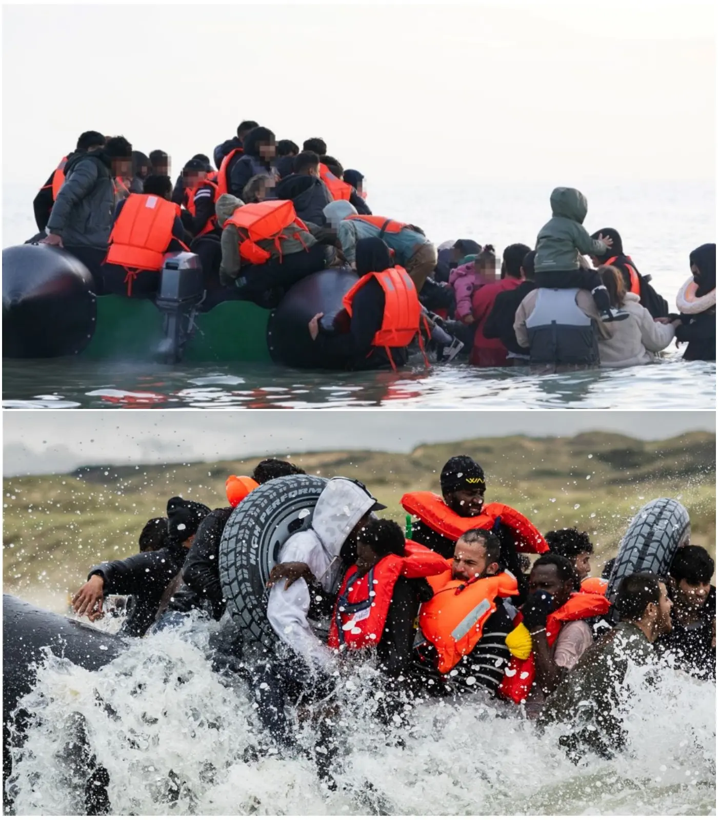 SHOCKING FOOTAGE: MASKED BRITISH VIGILANTES ATTA.C.K FRENCH BEACHES AND MIGRANT DINGHIES SHOCKING VIDEO just surfaced showing masked British vigilantes wreaking havoc on French beaches, targeting migrant dinghies in an aggressive and violent attack.