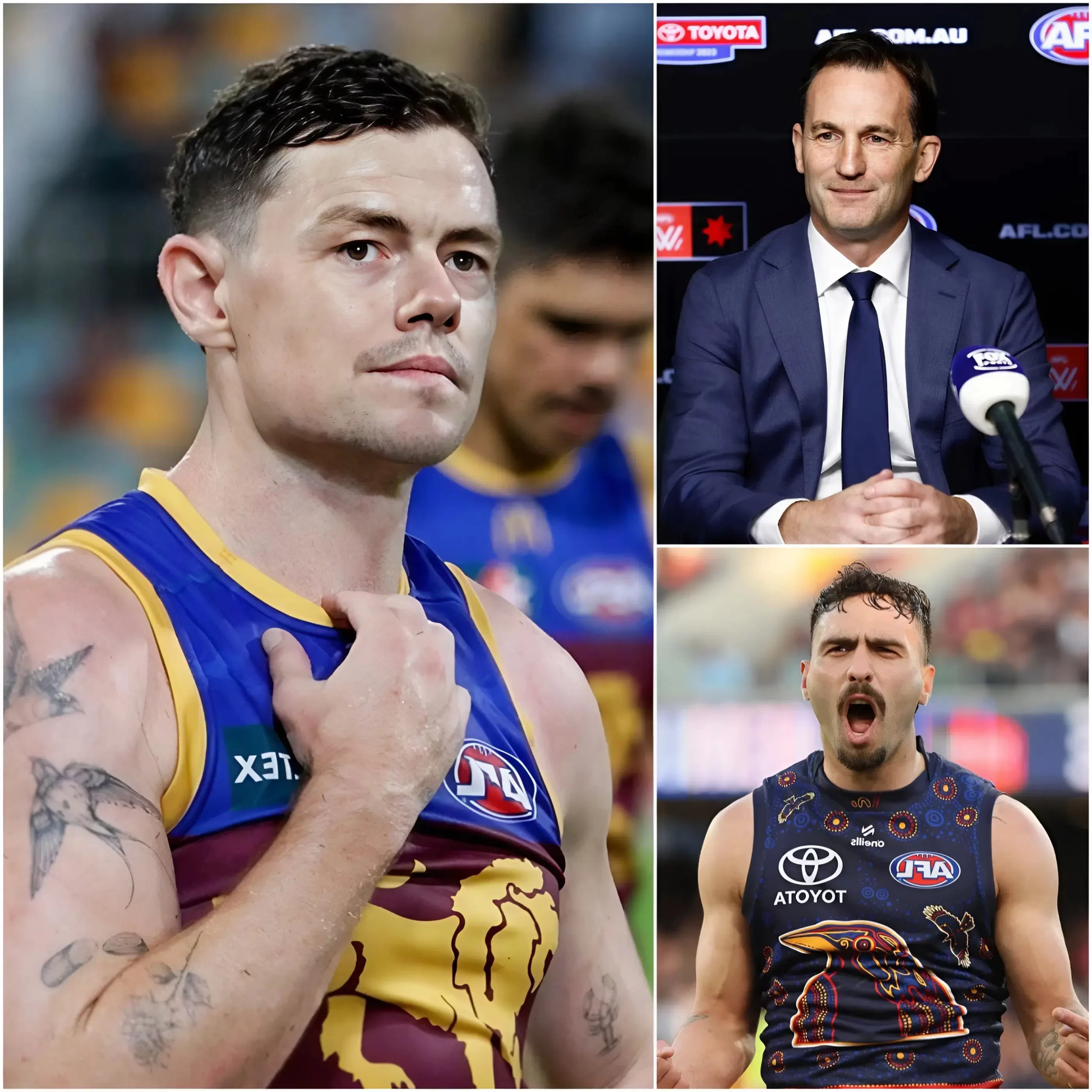 “YOUR TEAM STILL LOST EVEN THOUGH YOU TRIED TO PLAY DIRTY!” — Right after the Brisbane Lions defeated the Adelaide Crows 127–75, Lachie Neale dropped a “bombshell” in the post-match press conference, shocking the entire Australian Football League.