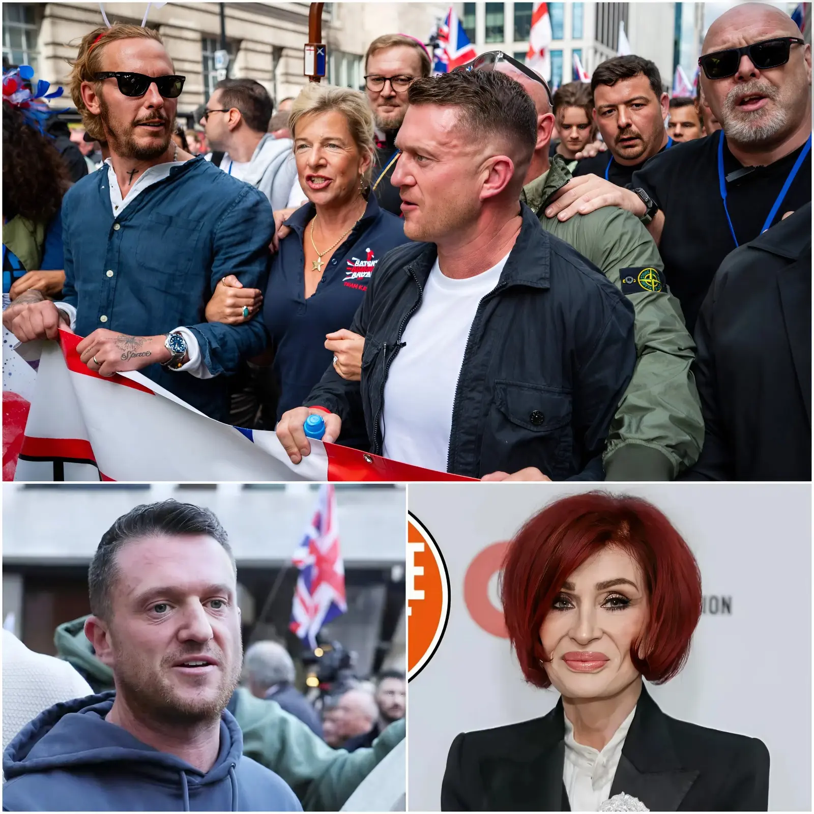 🔥 “The fallout was immediate…” — Sharon Osbourne faces consequences after controversial stance 👀After showing support for a march linked to Tommy Robinson, Sharon Osbourne is reportedly dropped by a homeless charity—triggering fierce backlash and debate. 😳👇 Full story in the comments…