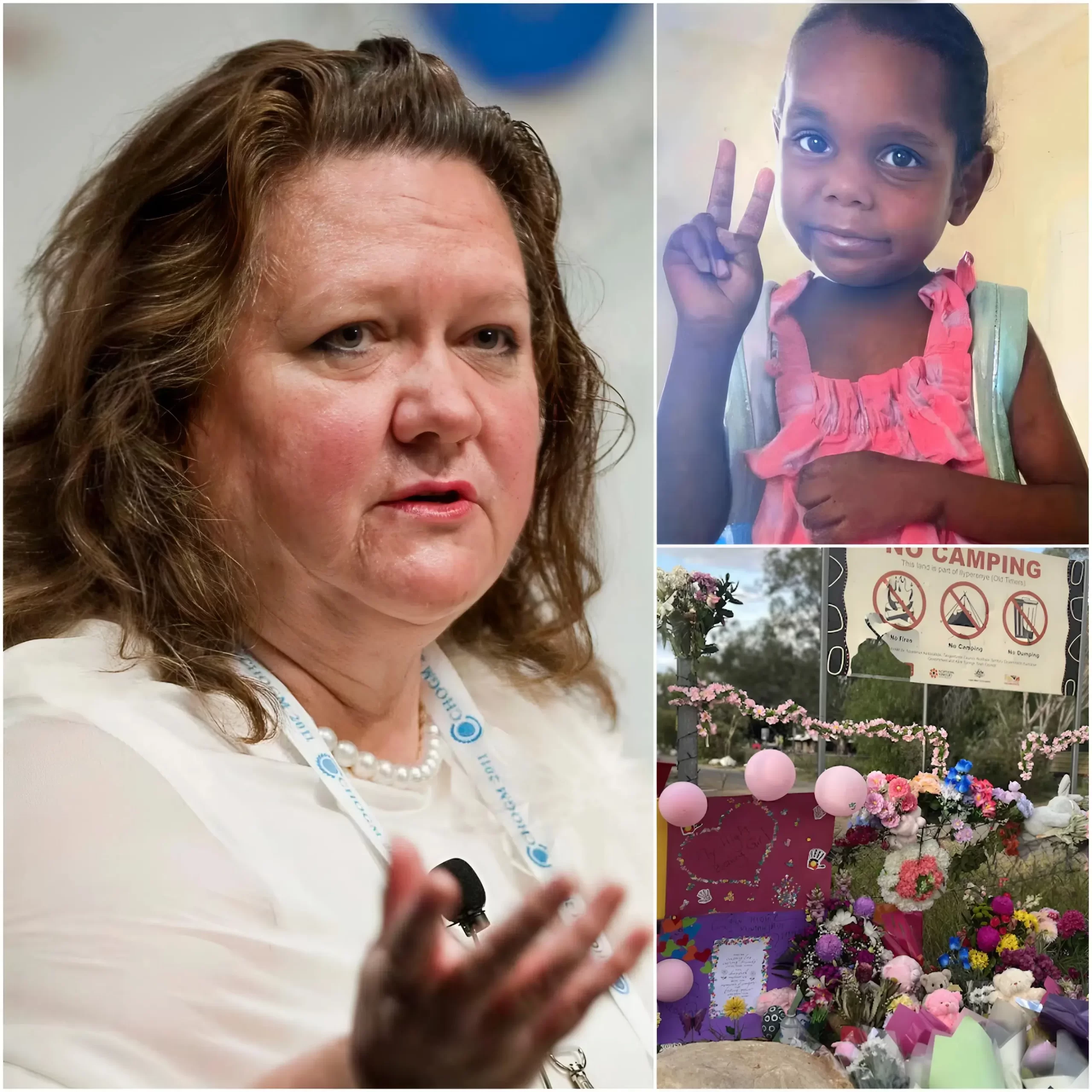 “Sleep well, little angel…” — Gina Rinehart, the richest woman in Australia, could not hold back her tears as she delivered a statement filled with both deep sorrow and unwavering resolve.