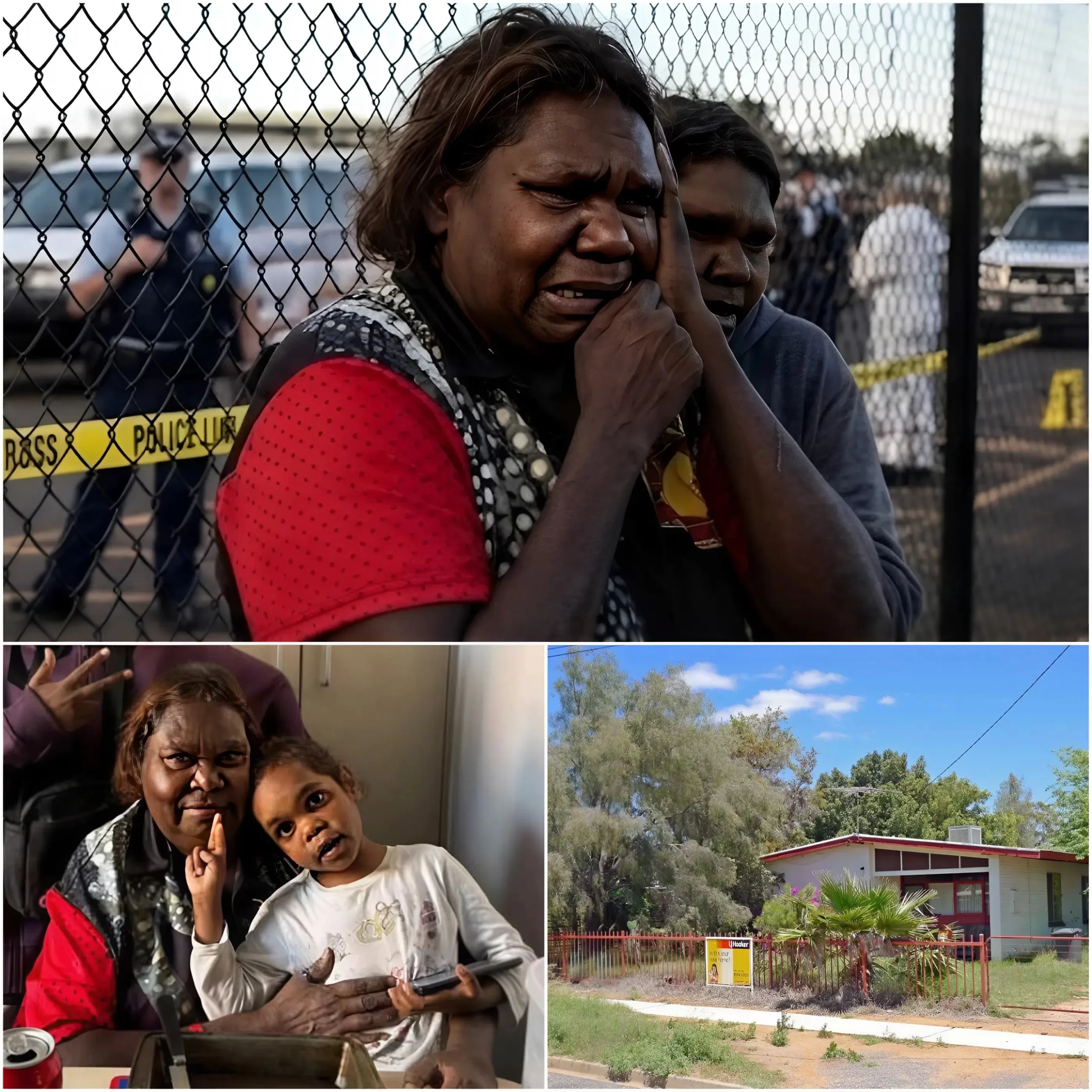 🚨 SHOCKING NEWS: The entire crime scene on the outskirts of Alice Springs fell into an eerie silence just before a moment too devastating to comprehend. As investigators carefully retrieved Sharon’s body from the water tank, her mother suddenly broke past the security barrier in overwhelming grief.