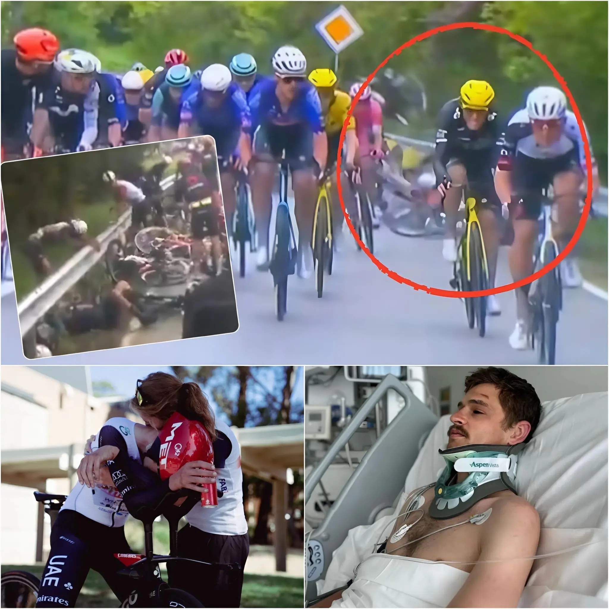 đ´ HEARTBREAKING NEWS: After a multi-vehicle collision 22-23km before the finish line, and more than 24 hours in hospital, Bre Vine, wife of 30-year-old cyclist Jay Vine, has shocked fans with a heartbreaking announcement about her husbandâs current condition..