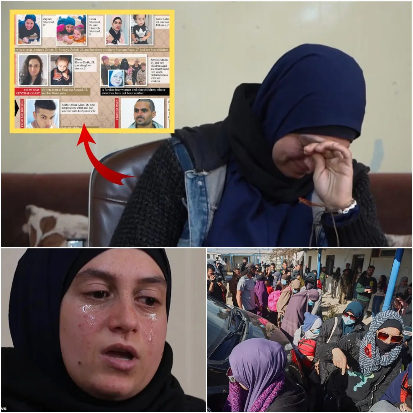 STRICT SURVEILLANCE. NO FREEDOM. NO END IN SIGHT. đ´ Women repatriated to Australia from S.y.r.i.a.n detention camps are reportedly