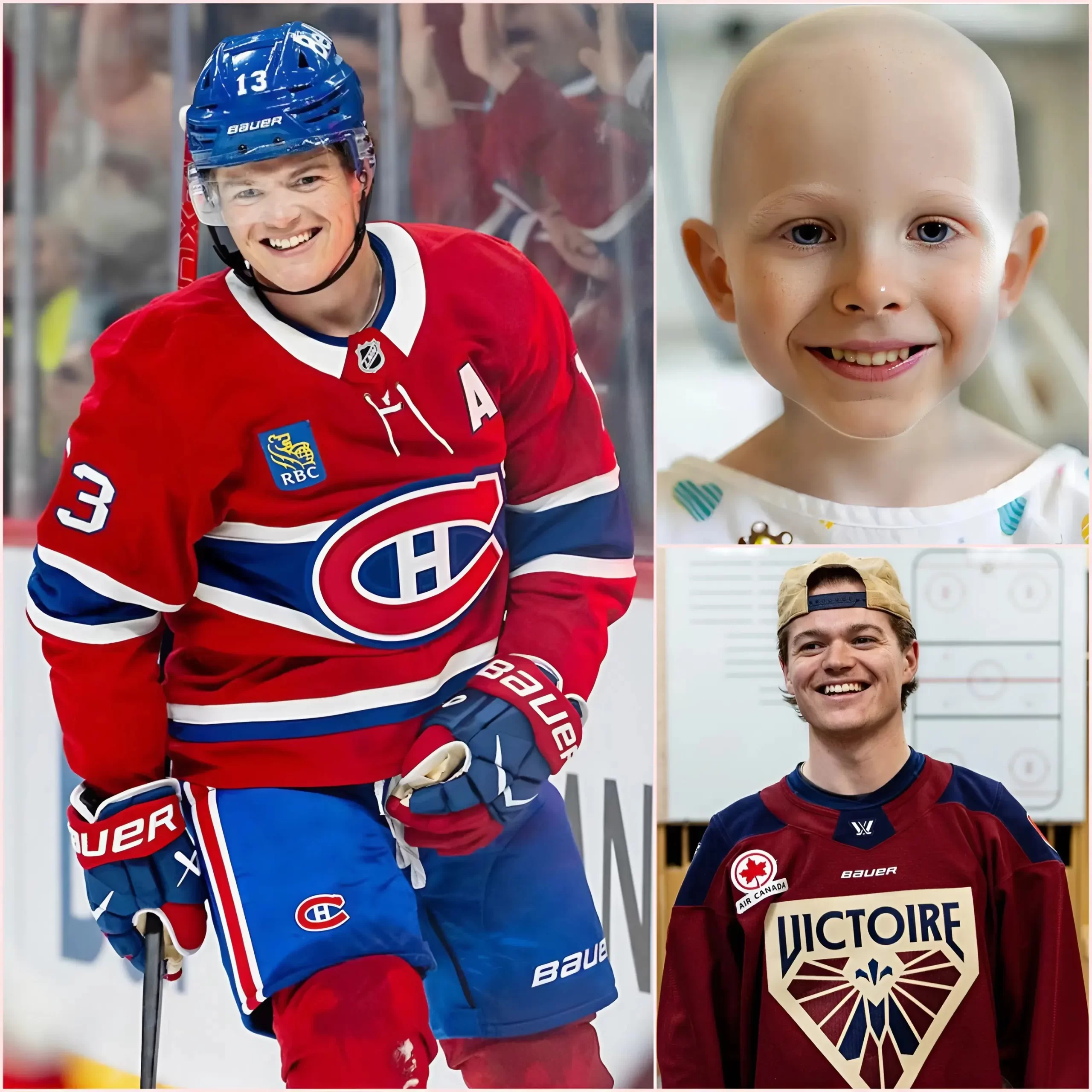 APRÈS LA VICTOIRE CONTRE LES Sabres de Buffalo 🚨 Chacun des garçons de 9 ans, atteints d’une tumeur cérébrale maligne, a révélé son dernier souhait