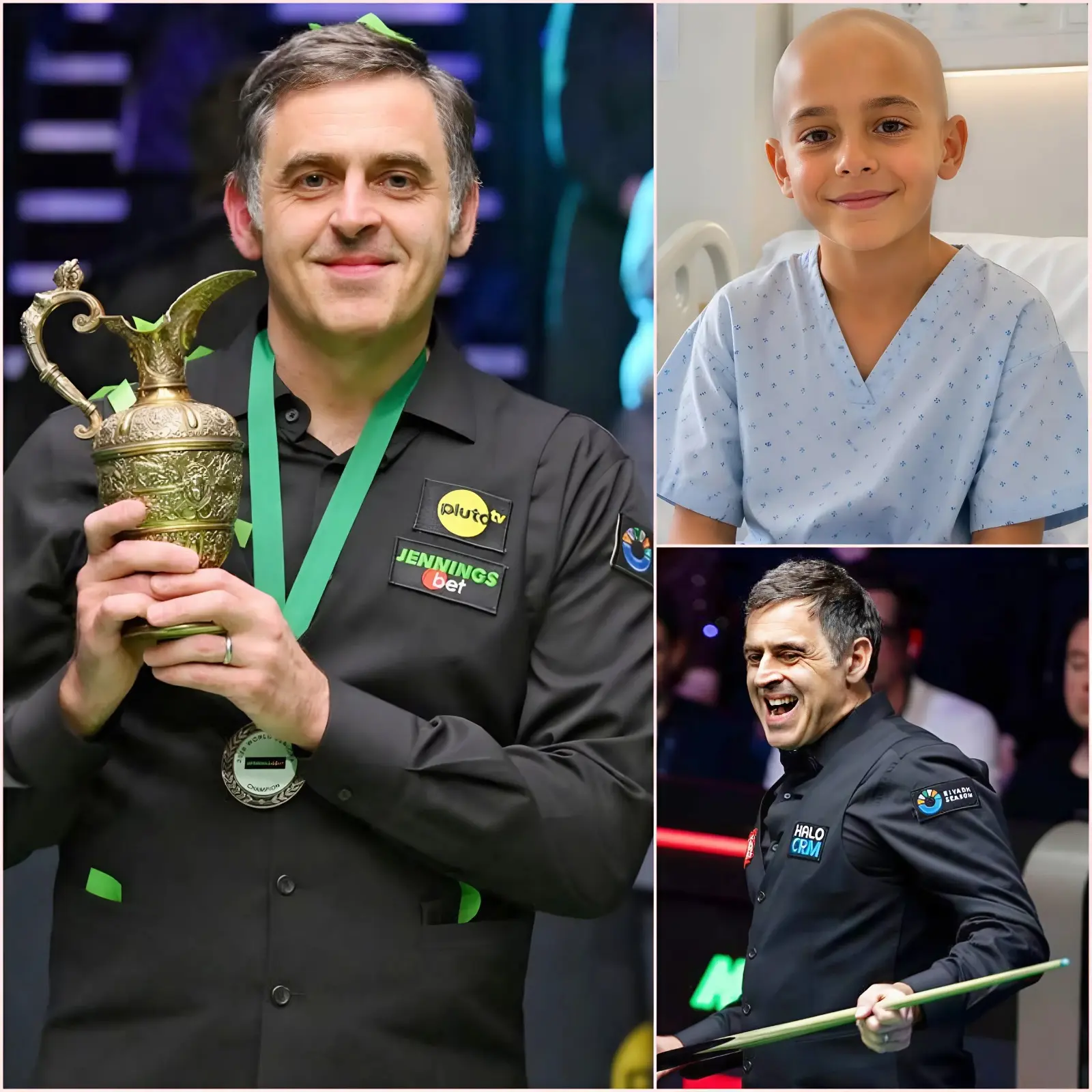 RESPECTED CHAMPION ππ₯² An 8-year-old Boy With A Malignant Brain Tumor Revealed His Last Wish: To Speak To His Idol, Ronnie O’sullivan. But What Ronnie O’sullivan Did Was Not Just A Simple Phone Callβ¦ He Did Much More, Leaving The Entire Hospital And The Boy’s Family Completely Overwhelmed With Emotion π’ Read All The Details In The Comments Below ππ