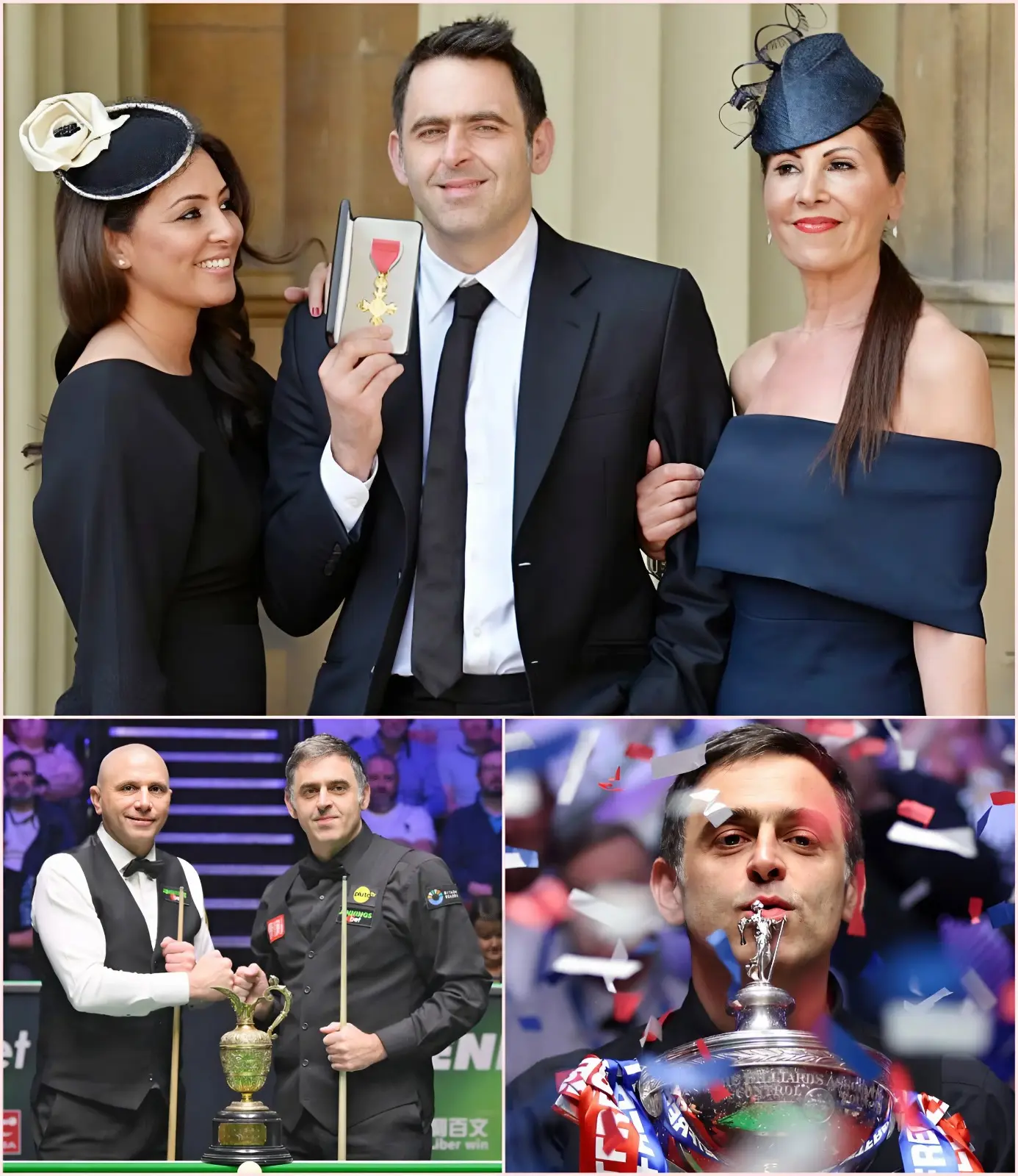 ππ TOUCHING: Ronnie O’Sullivan donated half of his prize money from the 2026 World Seniors Championship to fulfill his parents’ dream