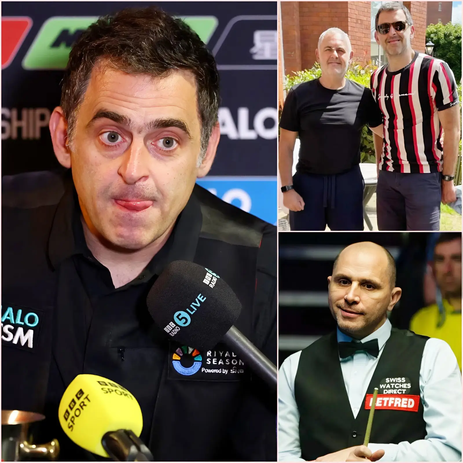 π₯ βHE HAS A TERRIBLE FATHER!β Joe Perry made a shocking statement after his defeat at the World Seniors Championship. This scathing statement rocked the snooker world, sparking a heated discussion among fans, and Ronnie O’Sullivan’s response stunned British fans and the international media after his family was insulted. He earned applause for his concise yet powerful five-word reply!