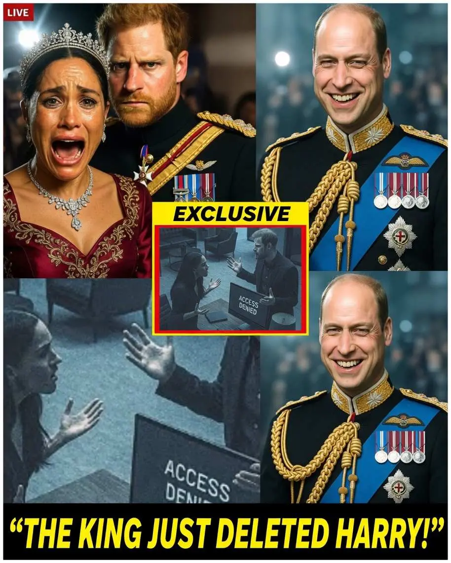 🔥 “WIPED” FROM THE LEGACY: King Charles III has sent shockwaves through the world by ordering the total “erasure” of Harry and Meghan’s royal titles from all official platforms, turning their departure into a permanent sentence of exile with no point of return.