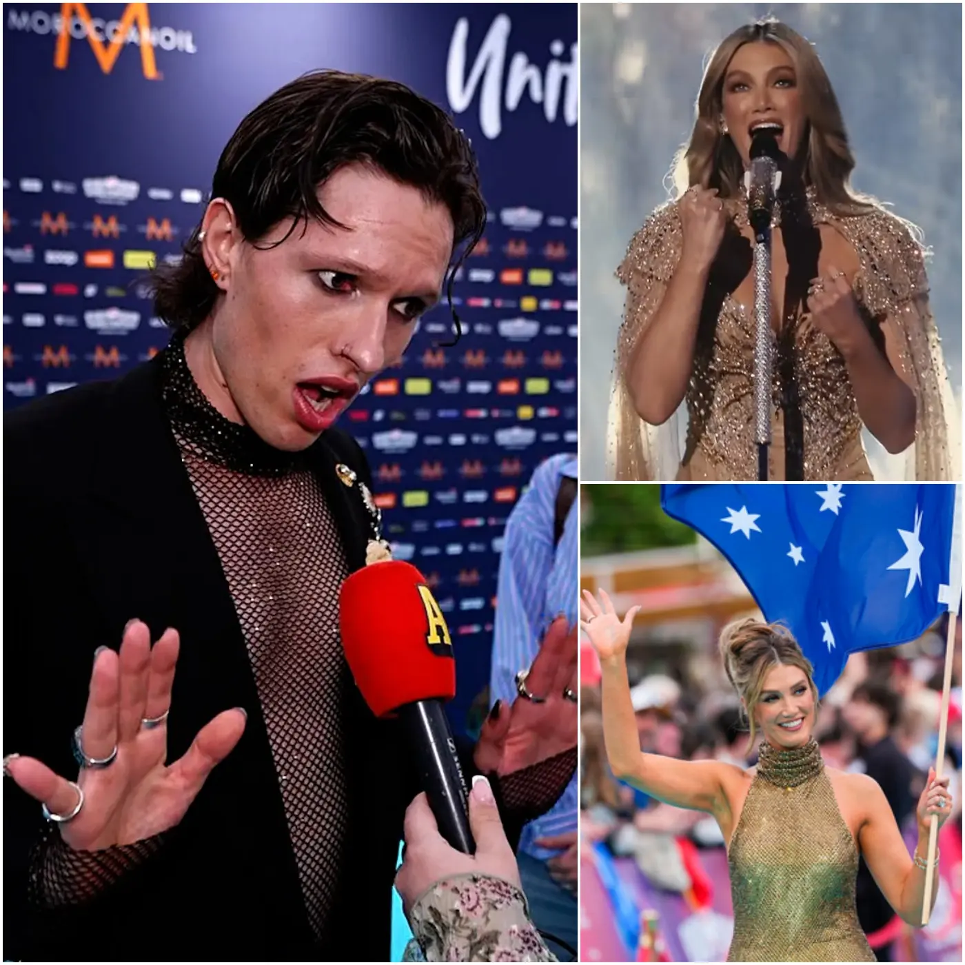 âShe is the disgrace of the show, the shameful stain of my career is having to compete against her.â Søren Torpegaard Lund, the contestant from Denmark