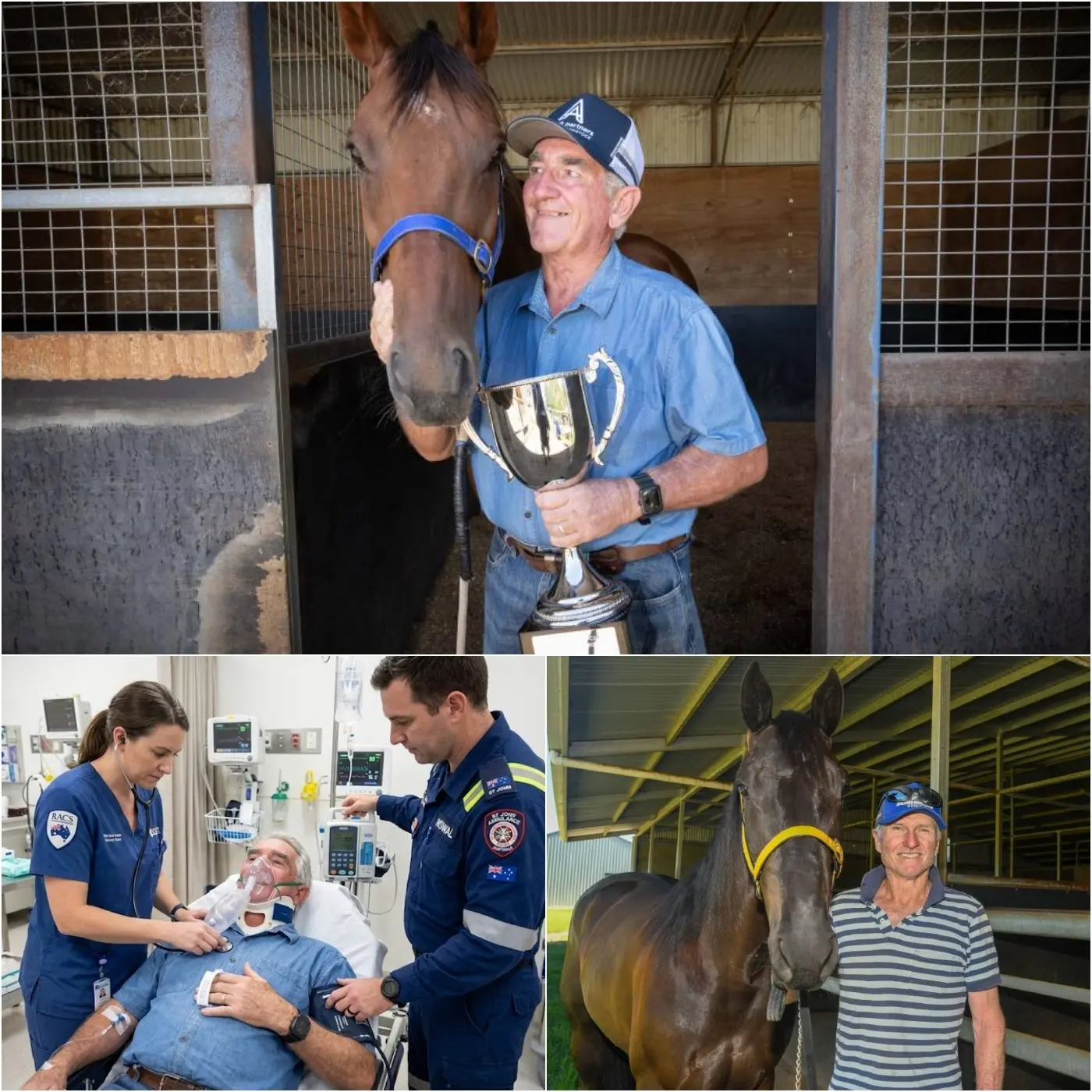 SAD NEWS đ˘ Australian horse trainer Stephen Meyer has just passed away after being kicked in the back by his own 9-year-old horse, on the first day of the two-day festival in Scone, Hunter region of NSW, plunging the racing community into mourning.