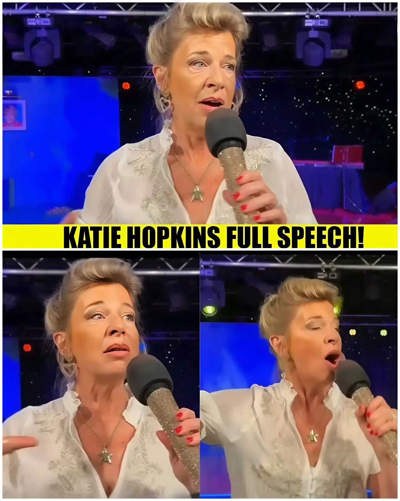 SHOCKING: KATIE HOPKINS BLOWS THE ROOF OFF LONDON! Speaking to a roaring crowd, the defiant star launched a brutal assault on Westminster, branding leaders “cretins.” Hopkins ignited a firestorm by declaring native citizens have become “second-class” in an “impostor culture.”