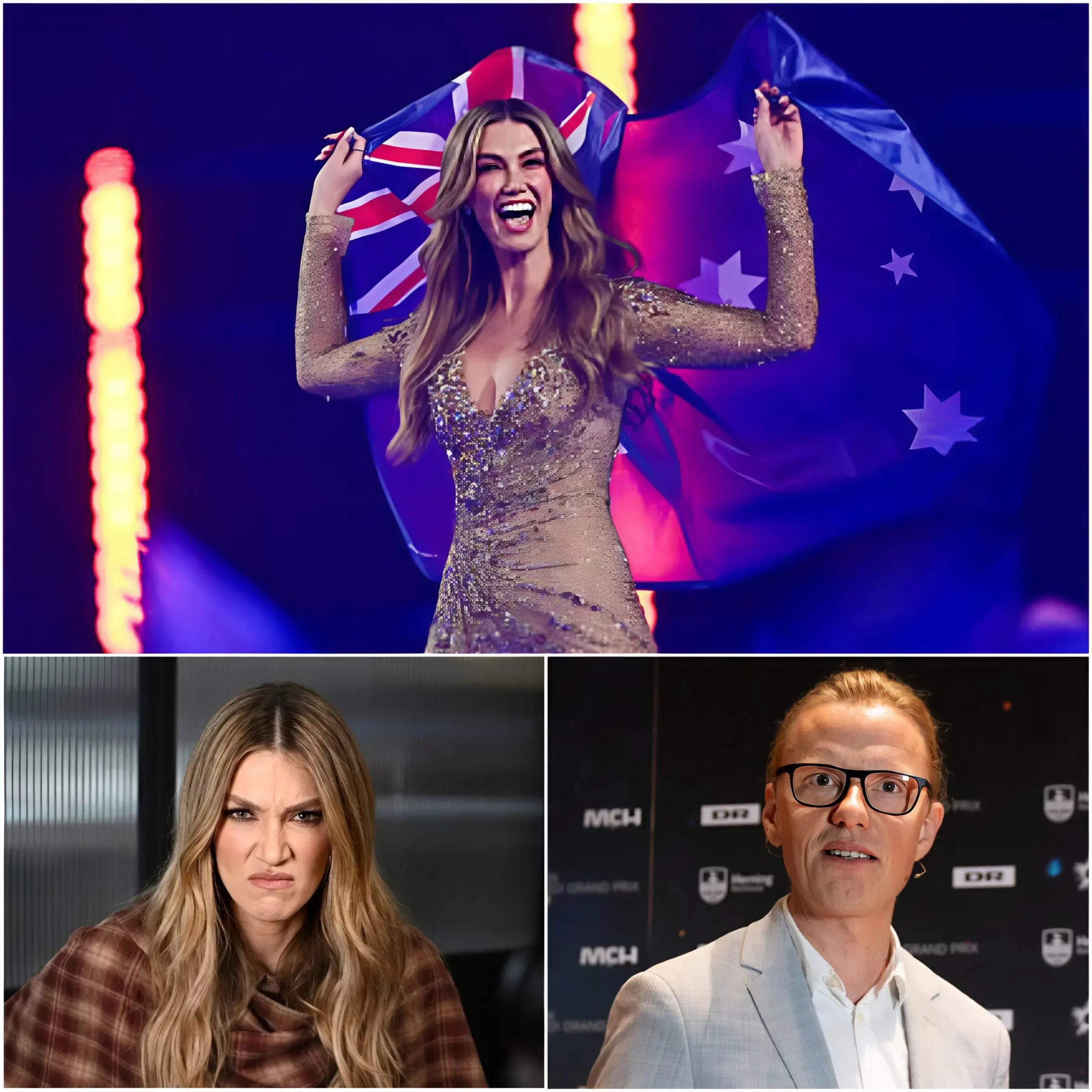 “ENOUGH! MY FAMILY AND MY COUNTRY ARE NOT FOR YOU TO MOCK” — Danish commentator Ole Tøpholm sparked outrage after sarcastically attacking Delta Goodrem over her Eurovision result, cruelly saying that “going from a projected top 2 finish to ending in the top 4 is embarrassing enough, and Australia will regret sending another failed representative like her.”