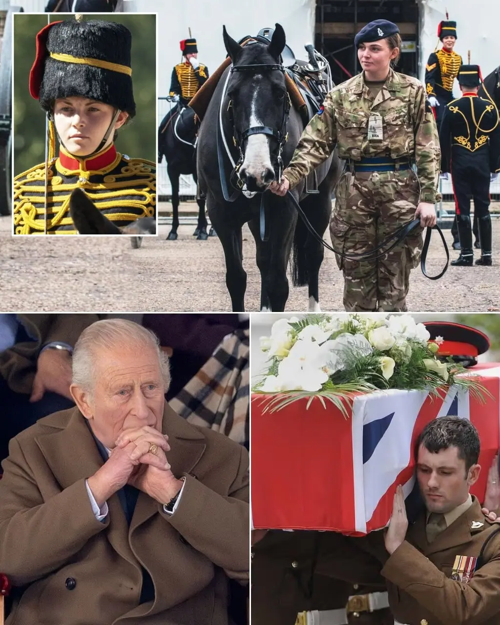 SHE IS ONLY 24.💔🐎 Tributes are pouring in for 24-year-old soldier Ciara Sullivan after the tragic incident at the Royal Windsor Horse Show that left spectators and members of the Royal Family in shock.