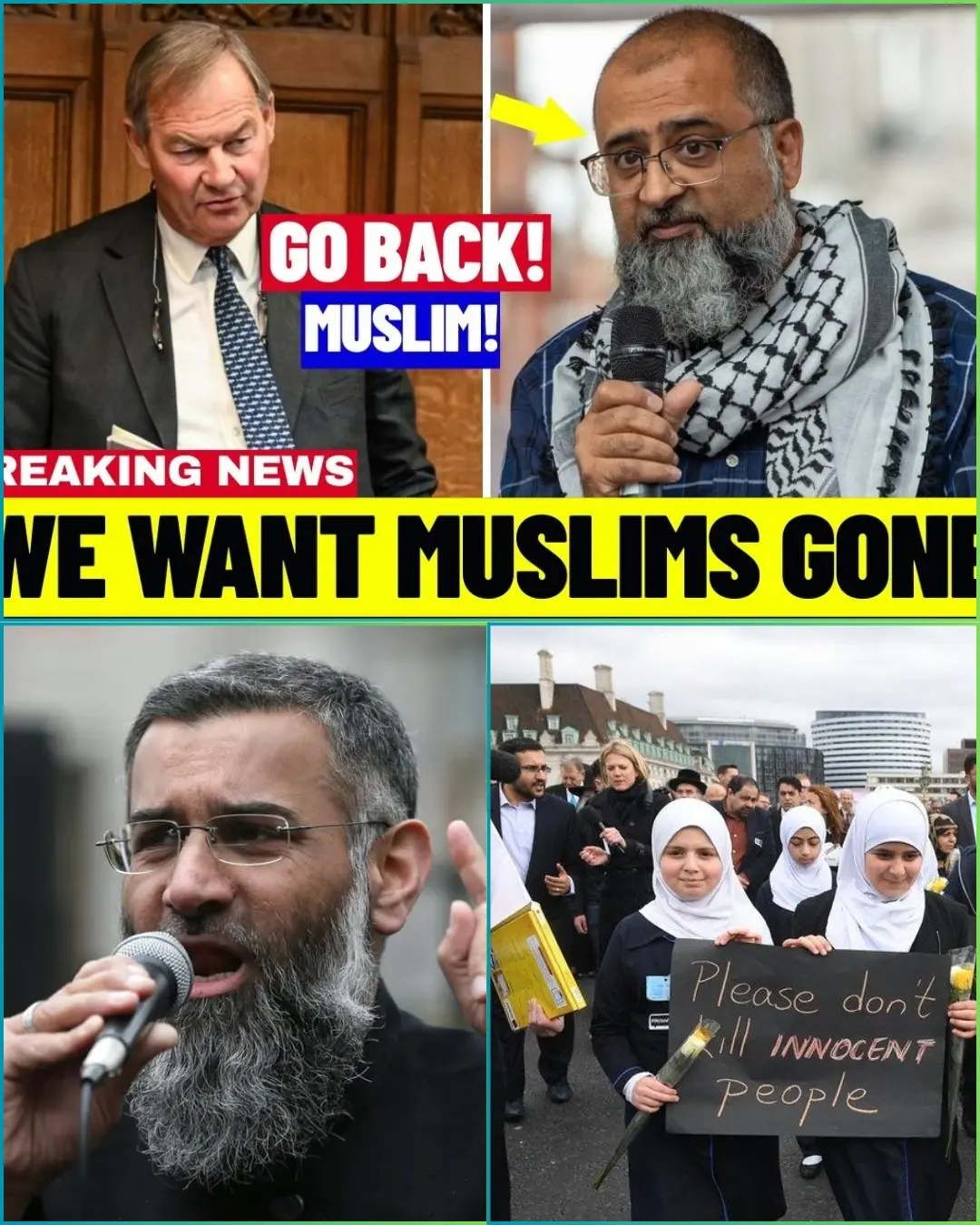 SCANDAL: ‘DEPORT ALL MUSLIMS’ REMARK ROCKS WESTMINSTER — WHAT NOW?